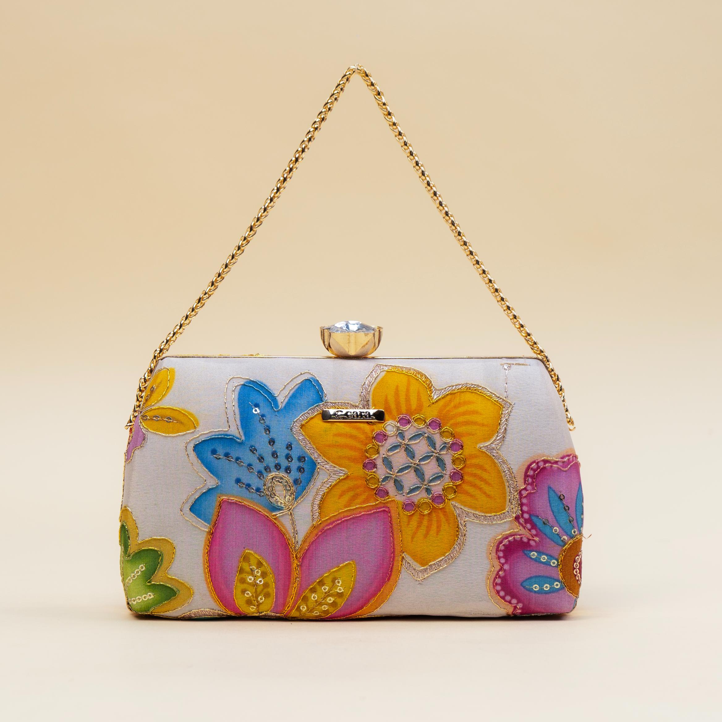 Sequin Thread Clutch