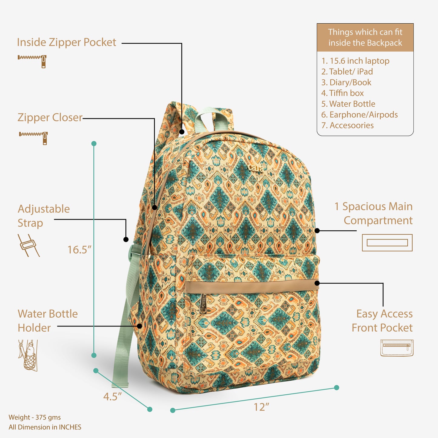 Cara Satrangi Backpack