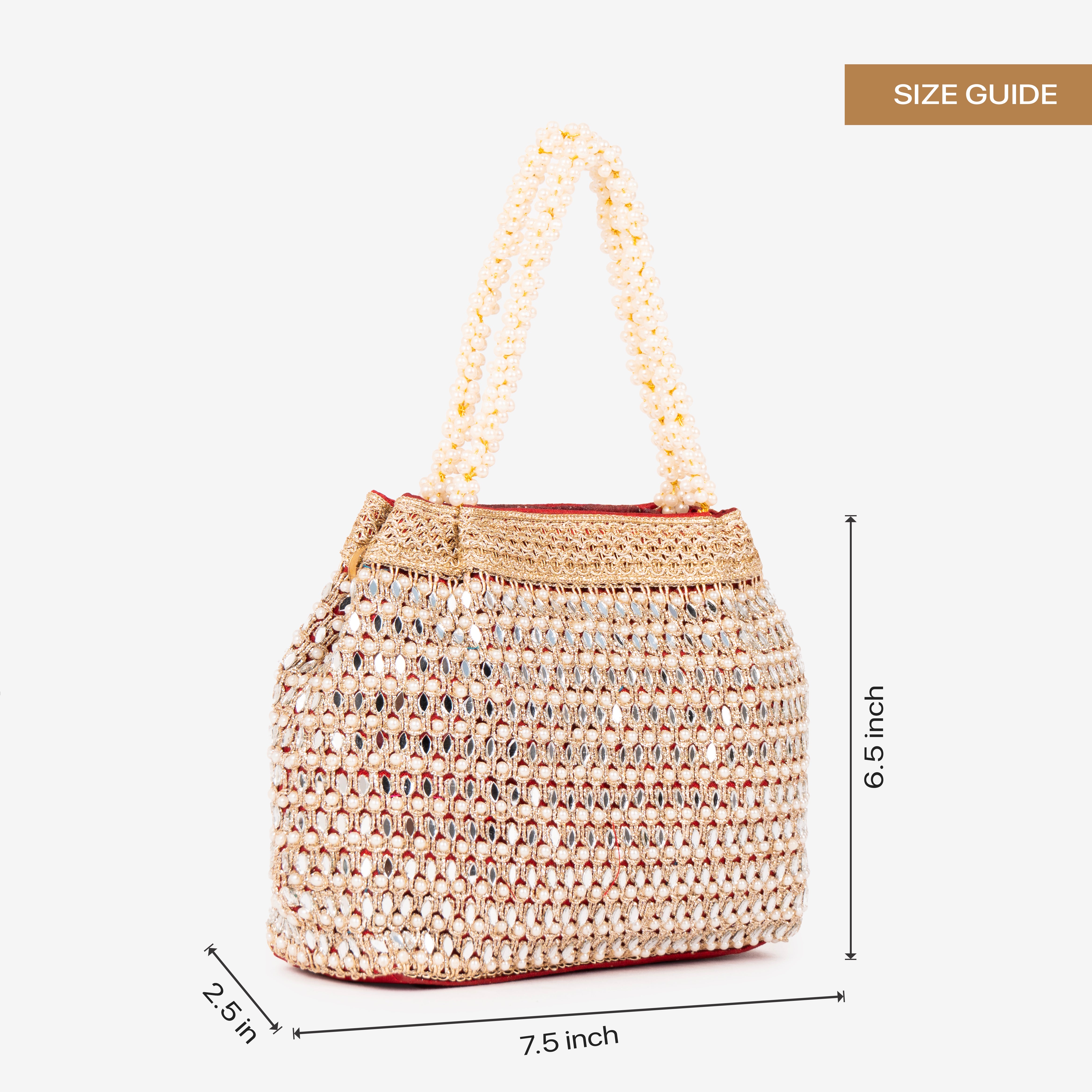 Dazzle Crystal Bead Potli