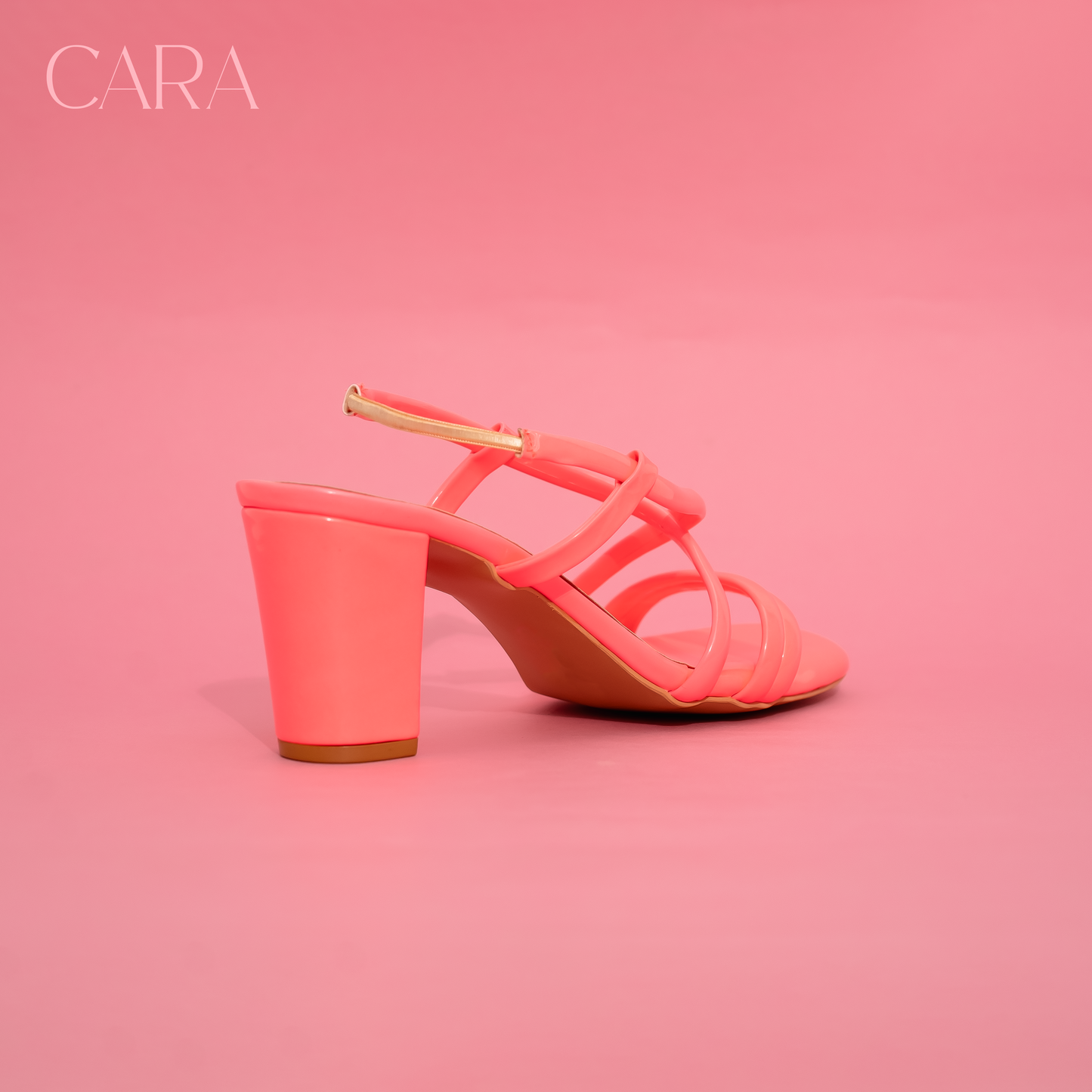 Peachy pink cool heels for her