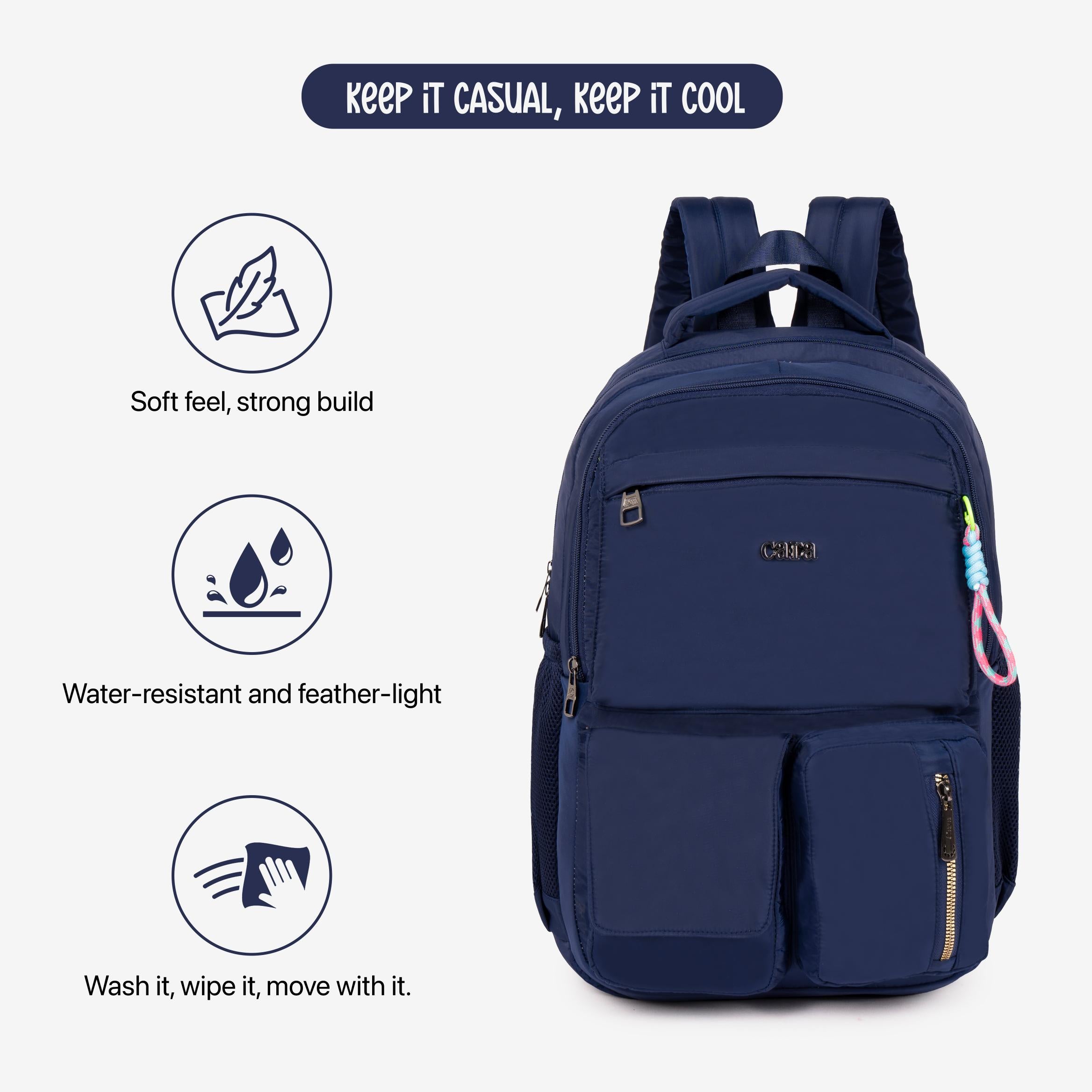 Minimalist Grid Backpack