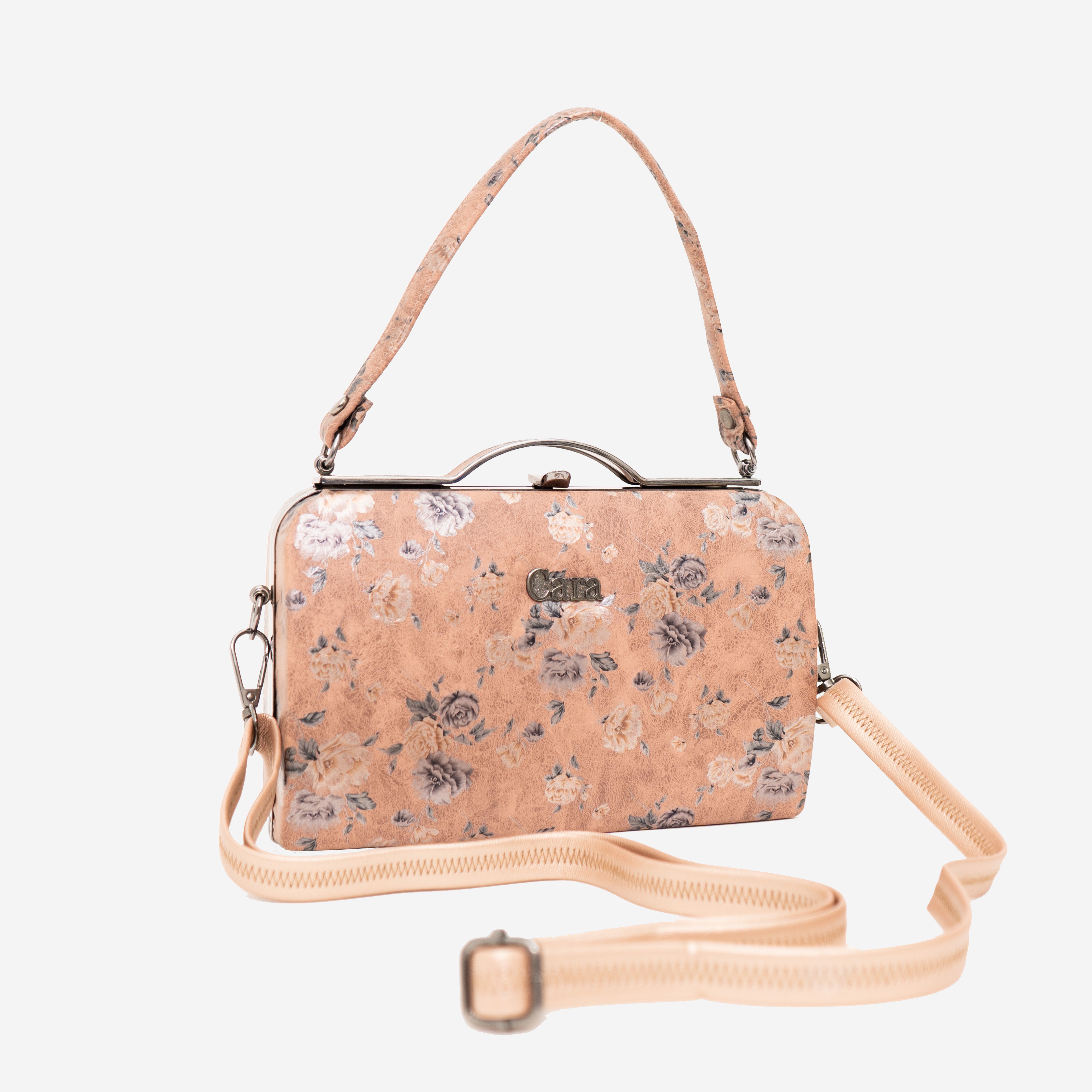 Peach Floral Bliss I Cara