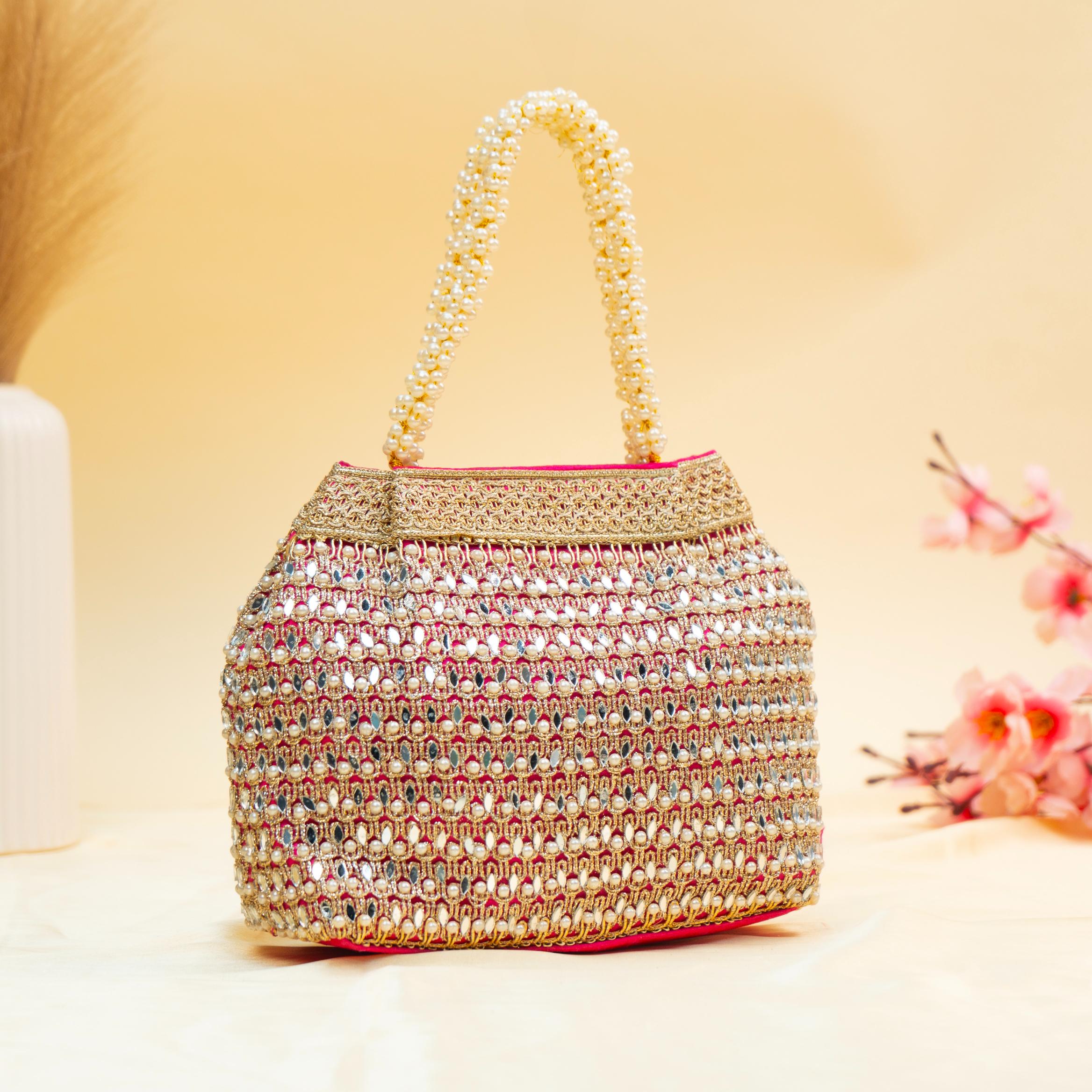 Dazzle Crystal Bead Potli