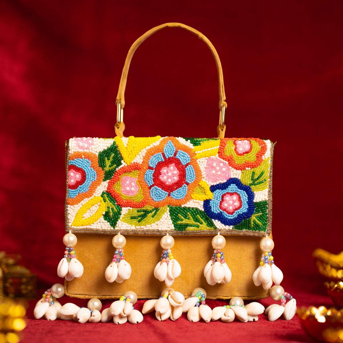 Blooming Shells Banjara Bag