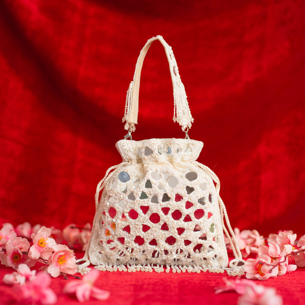 Reflective Beads potli| cara