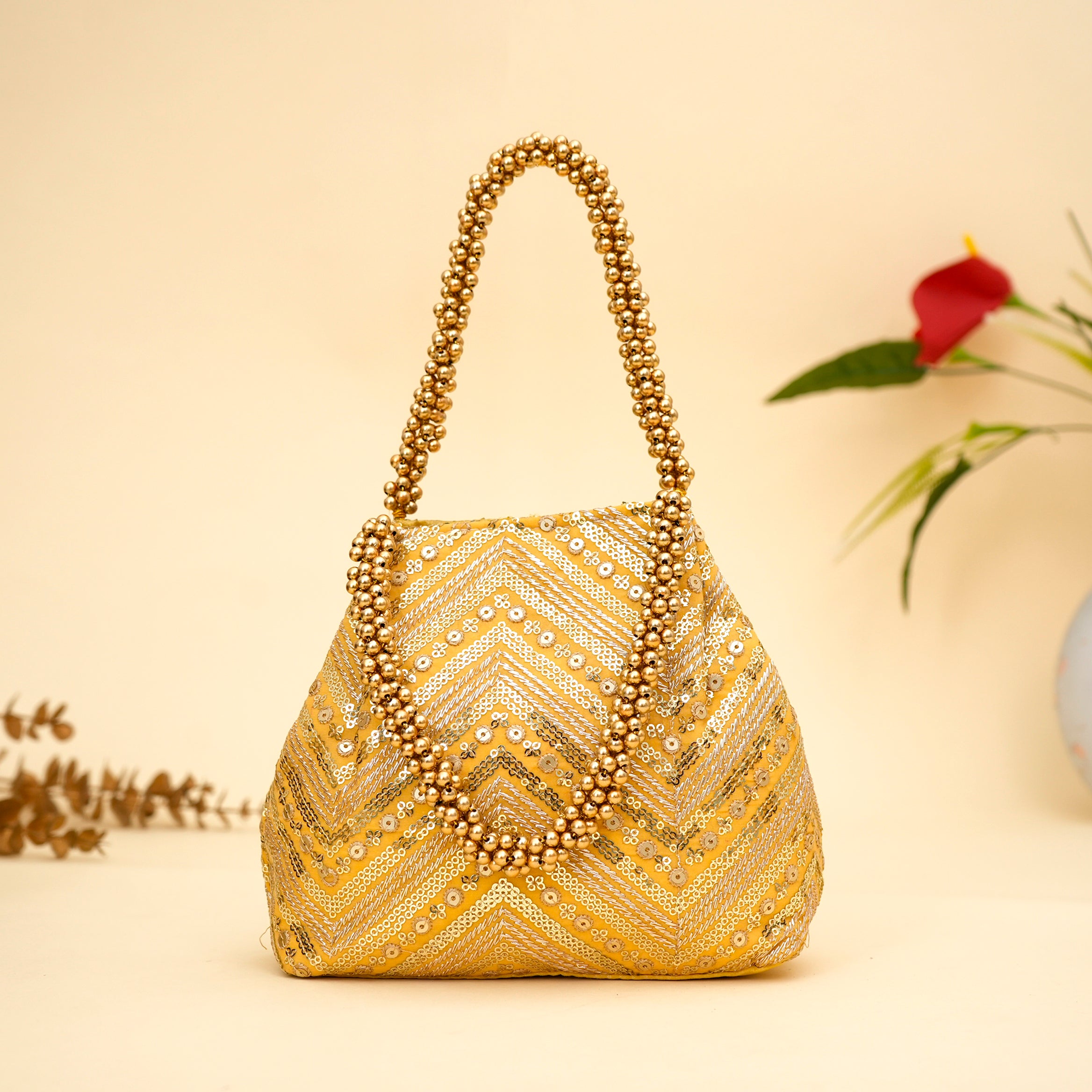 Ornate Bloom Potli
