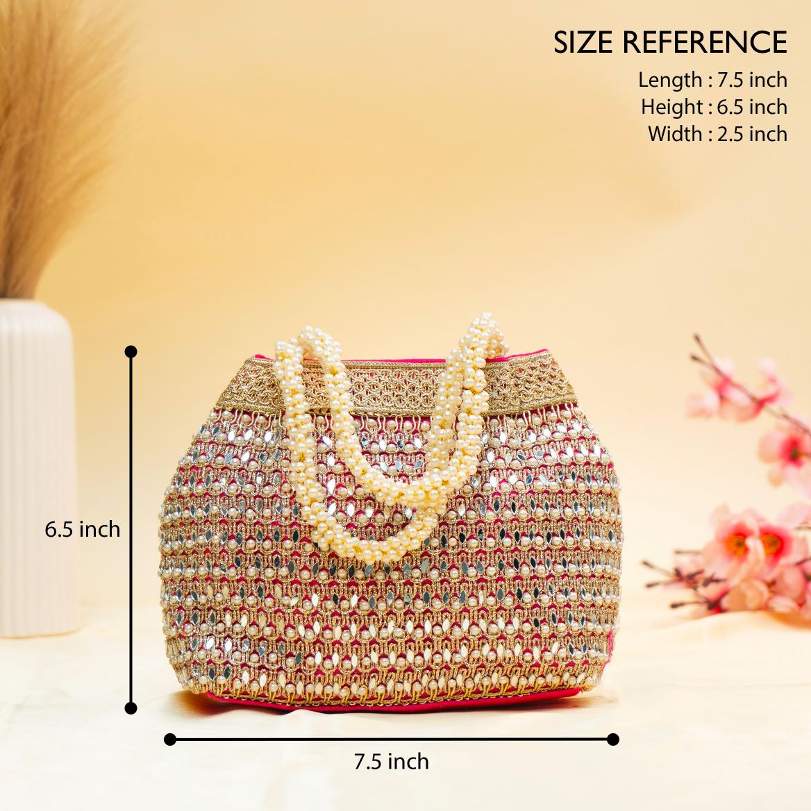 Dazzle Crystal Bead Potli