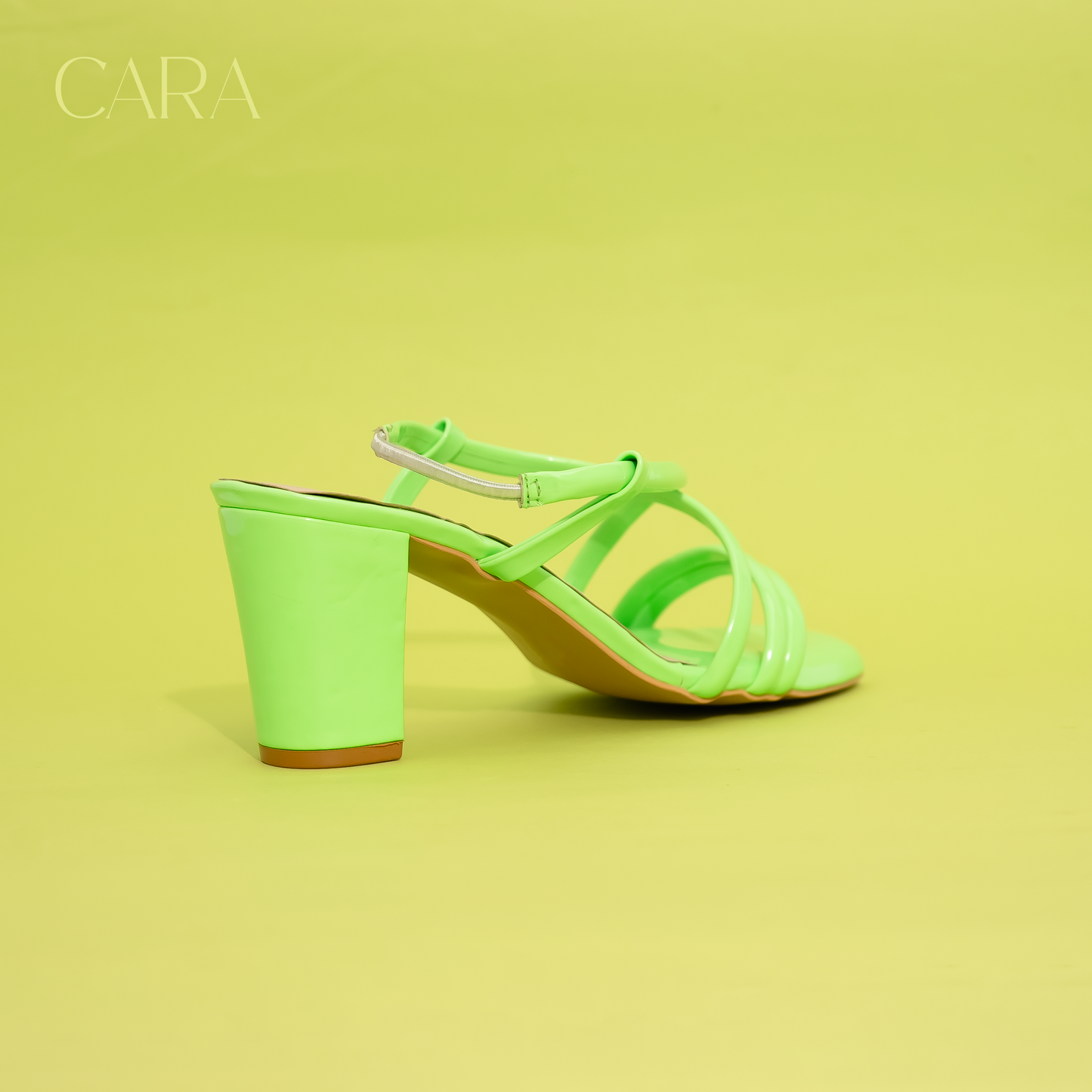 Lively Green Chic Heels for Her