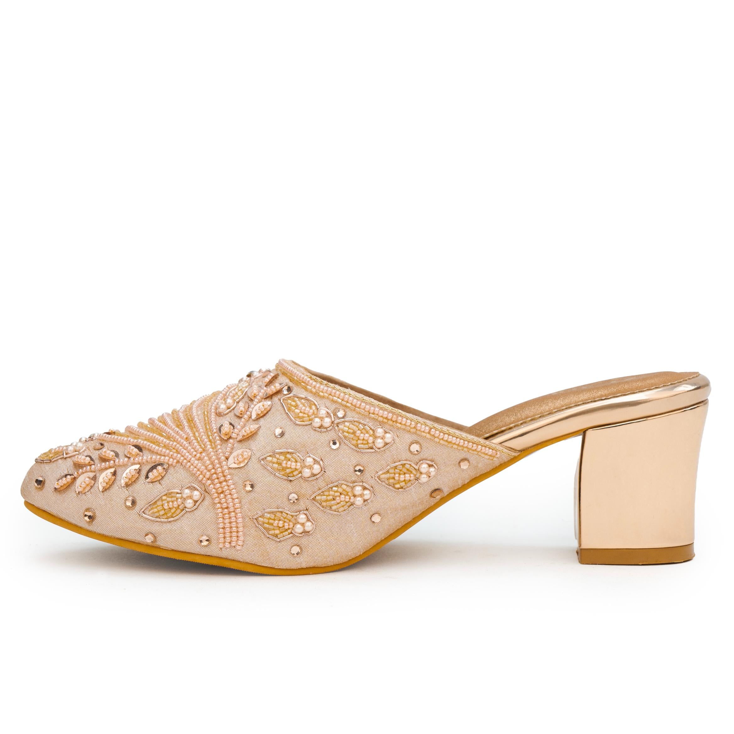 Beaded Ray Mules
