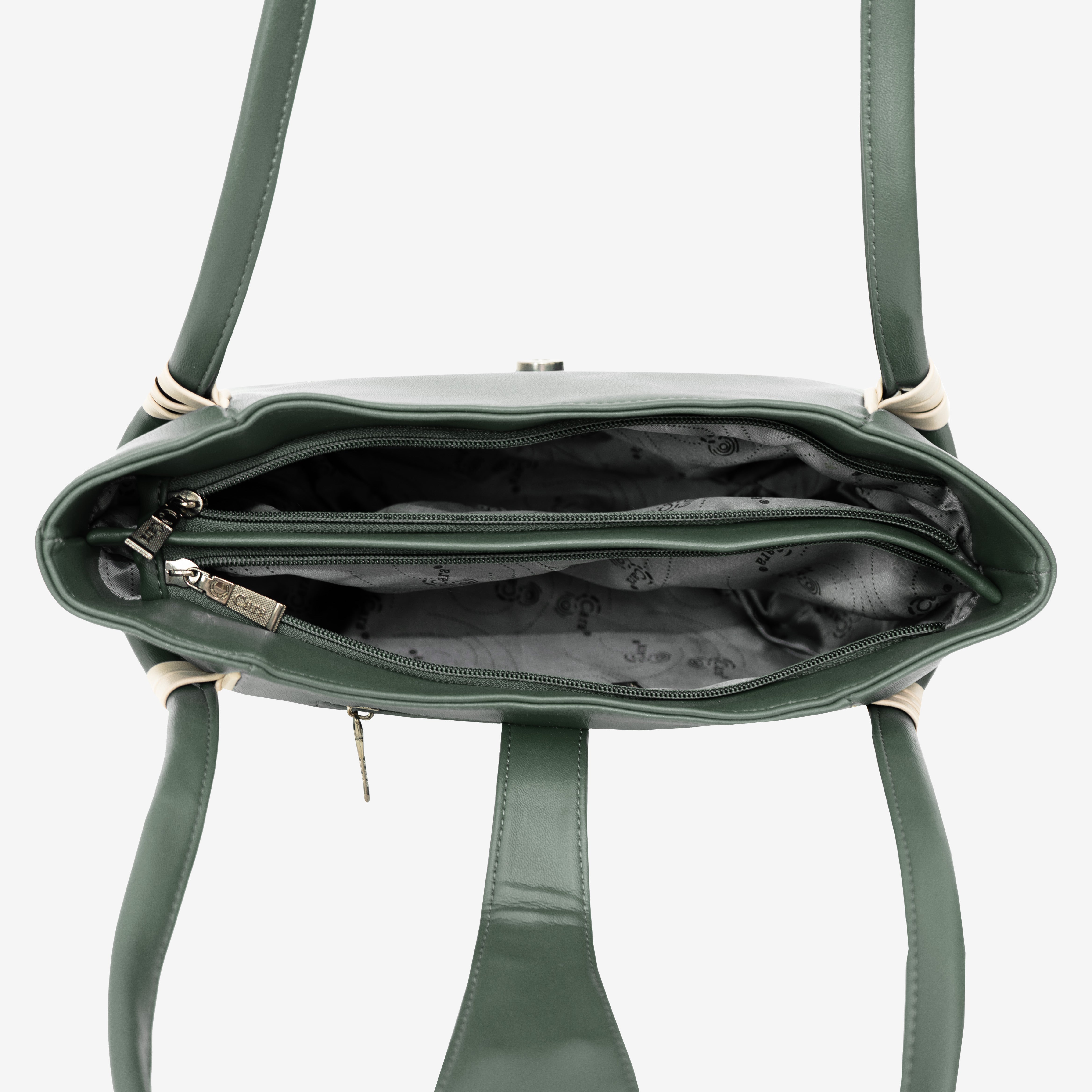 Olive Green Boldly Dynamic HANDBAG I CARA