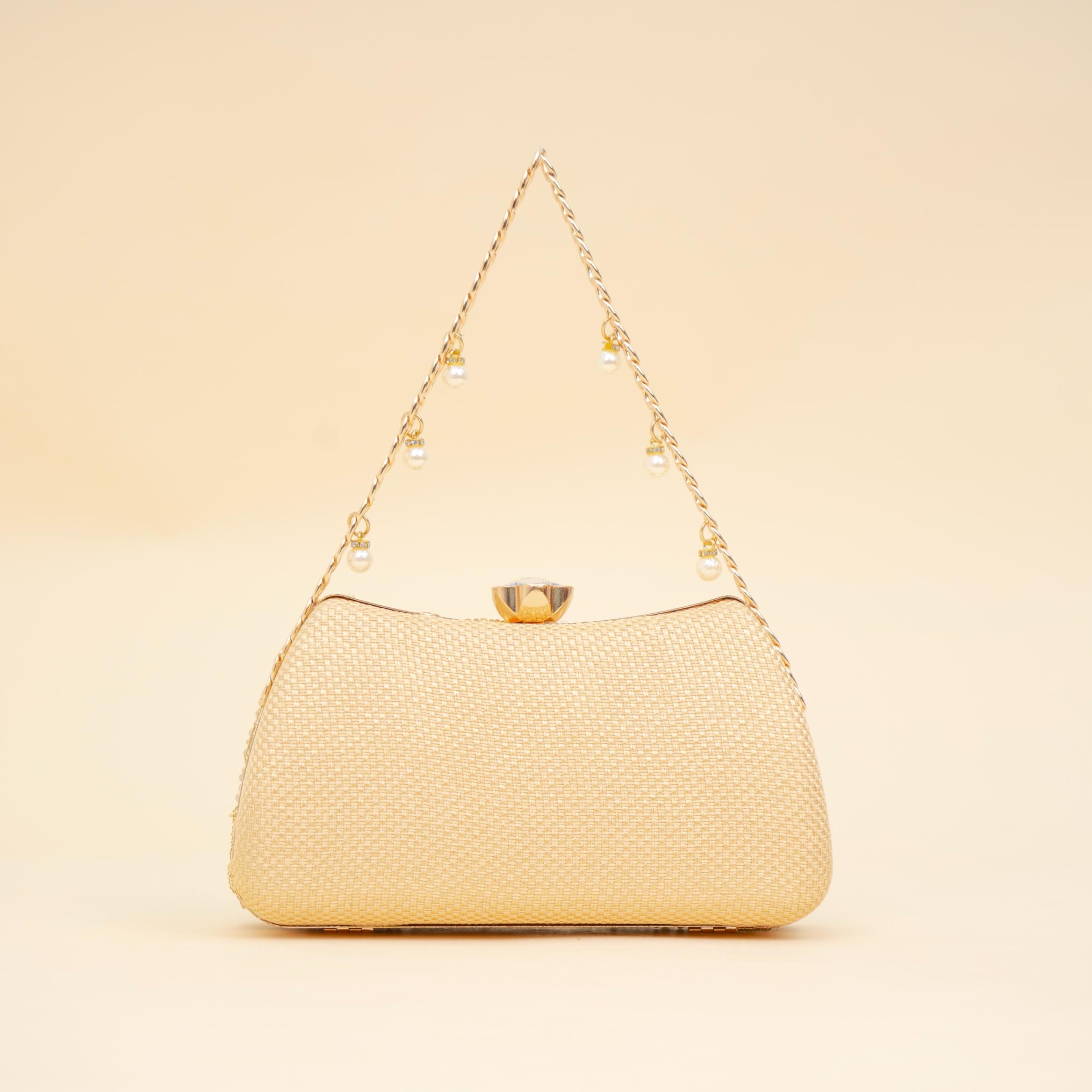 Zari Moti Box Clutch