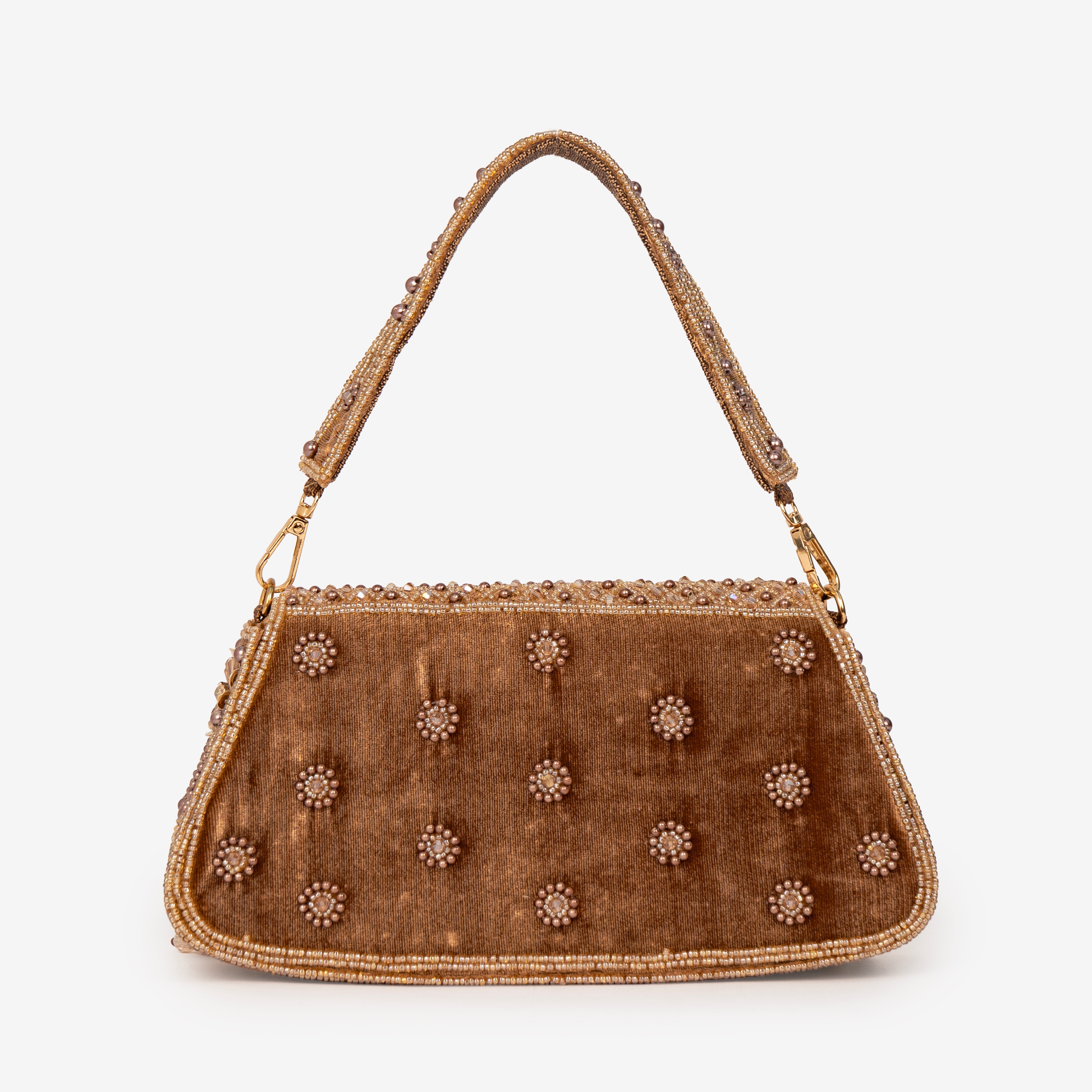 Intricate Beaded Party Shoulder Bag