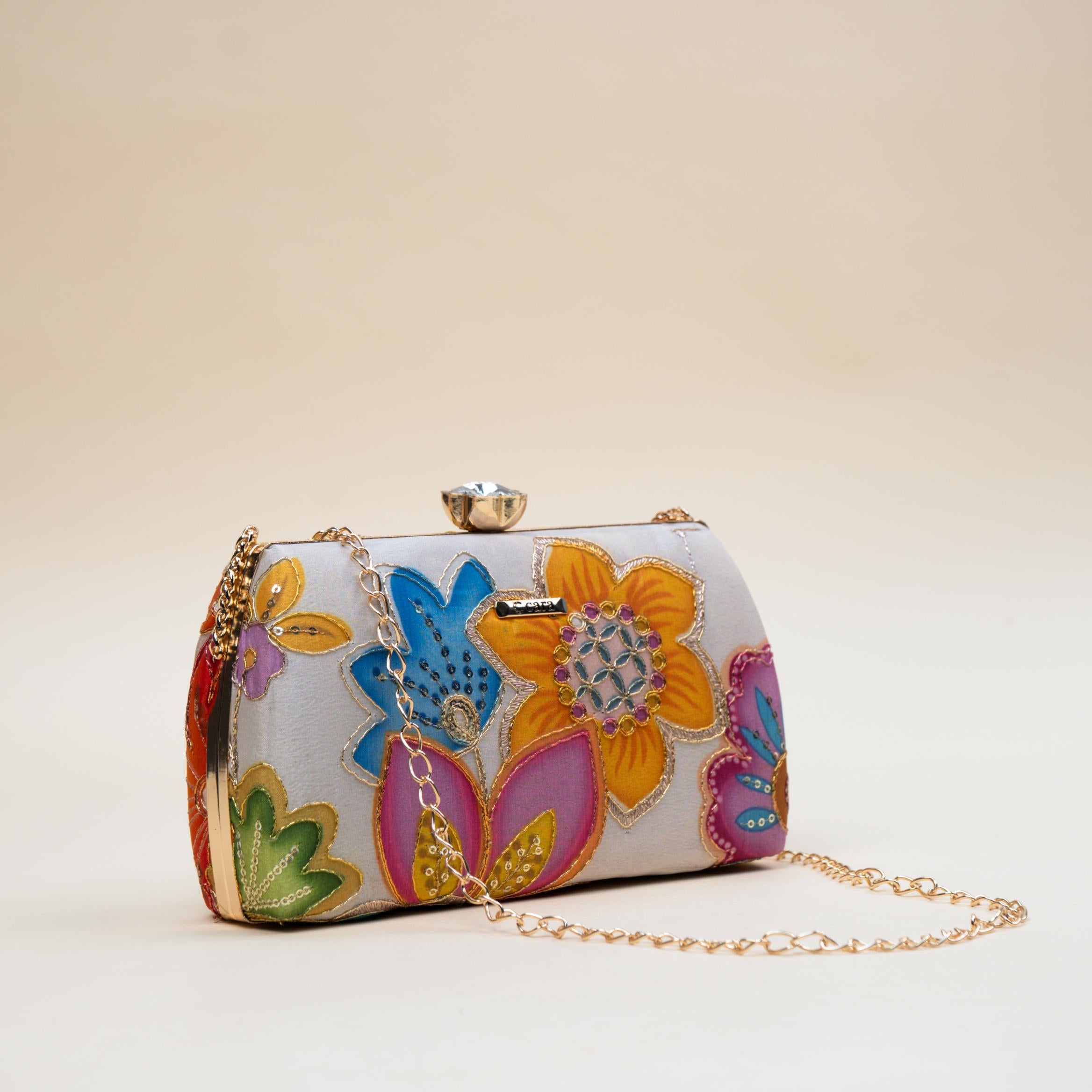 Sequin Thread Clutch