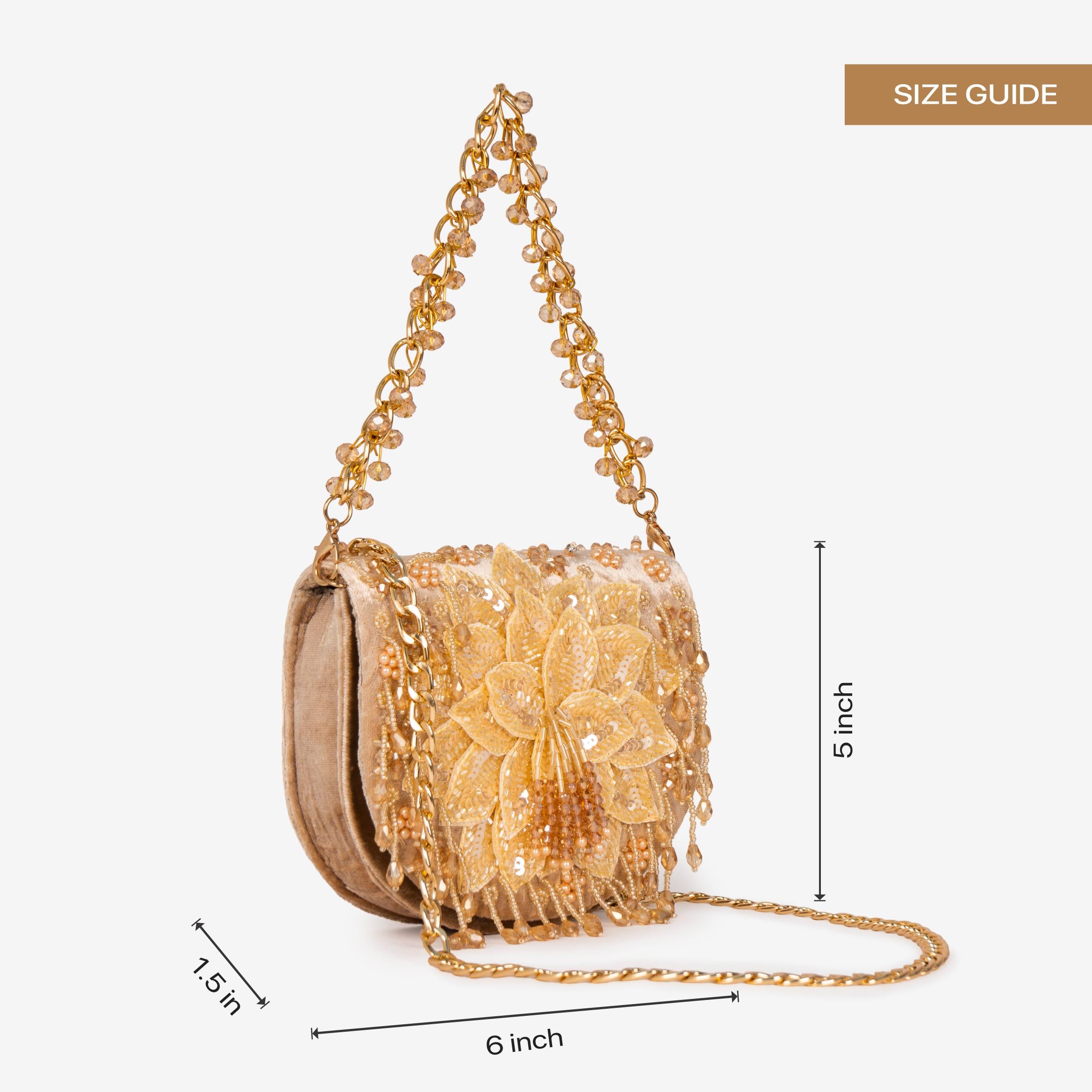 Marquise bloom Purse