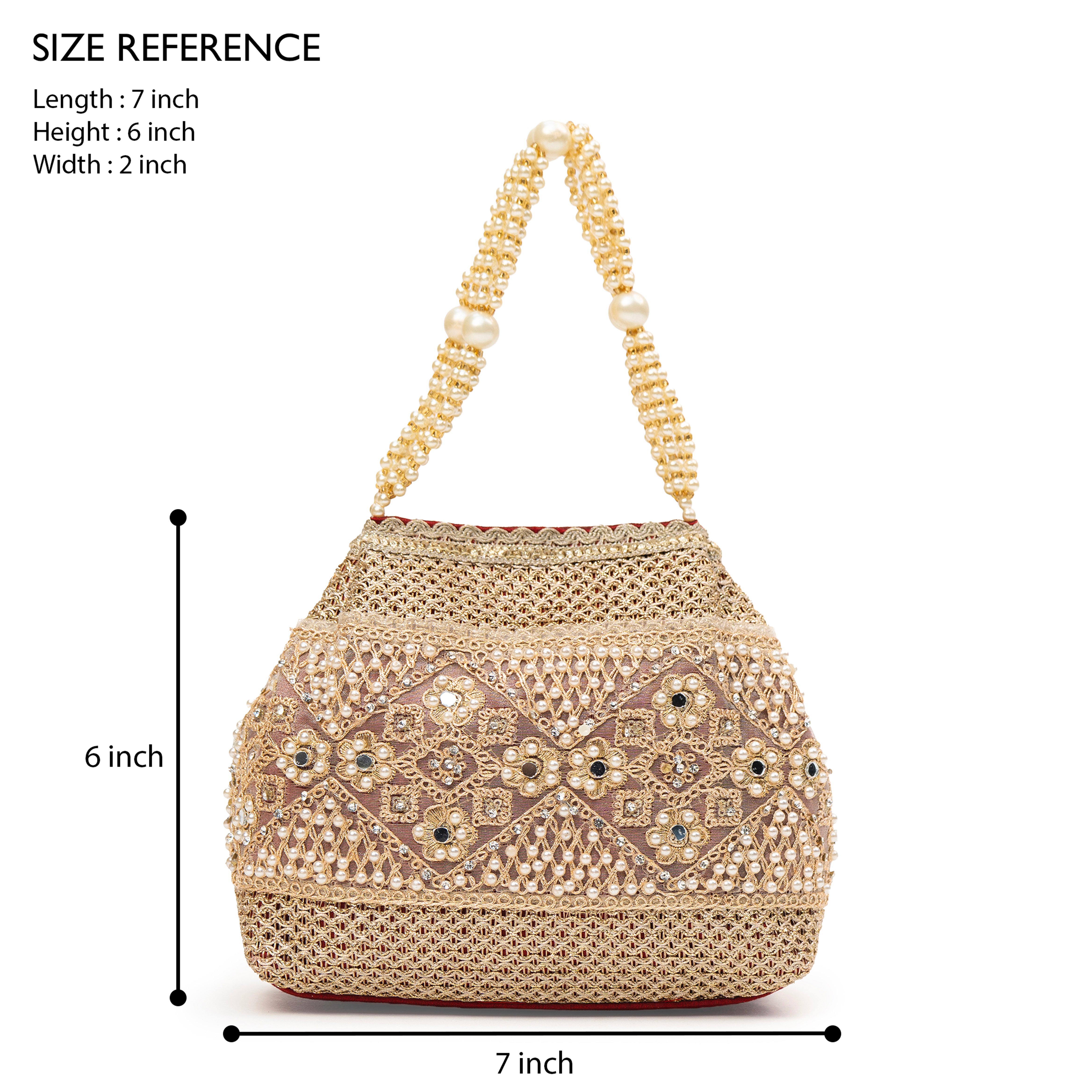 Pearl Elegance Potli