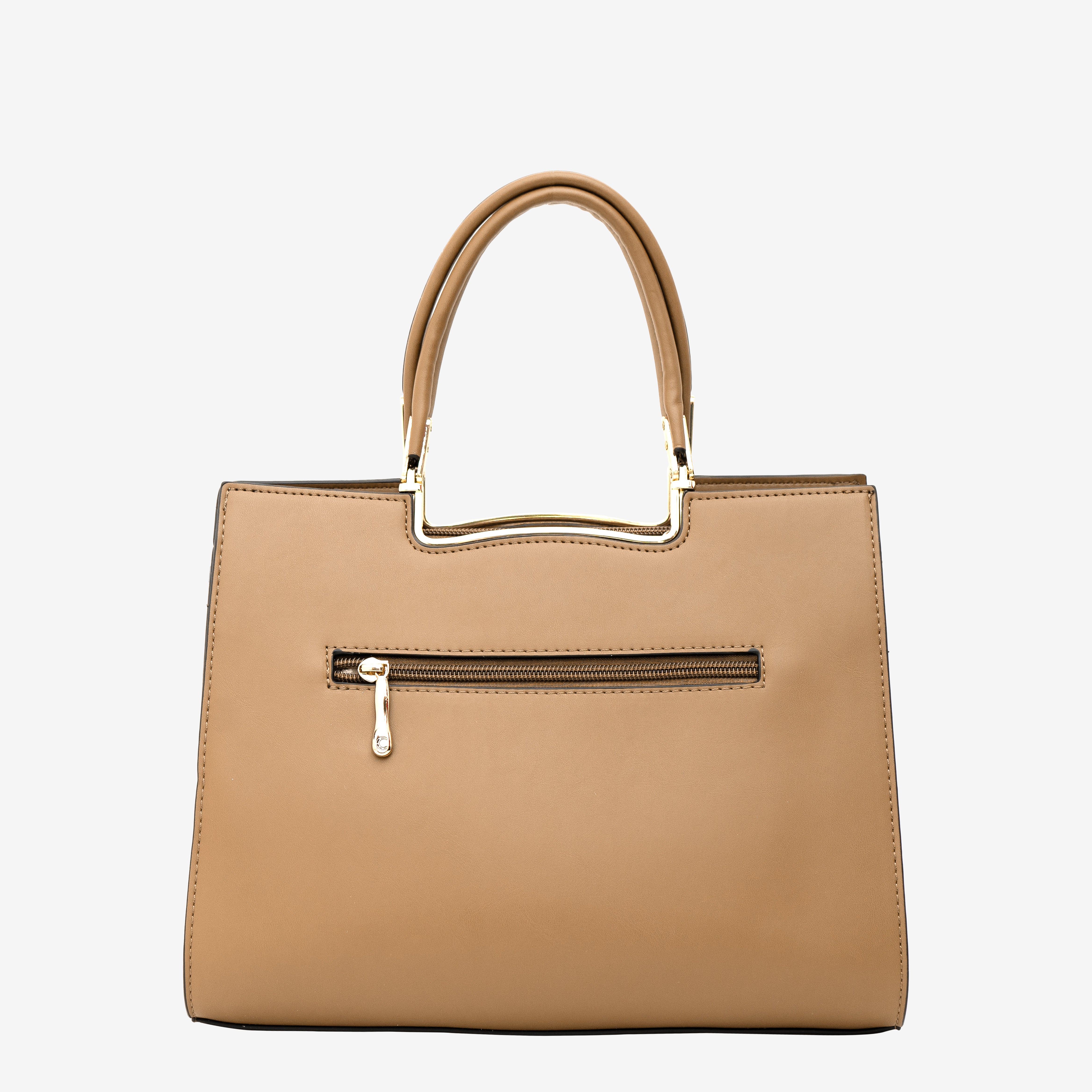 Neutral Carryall Handbag | Cara