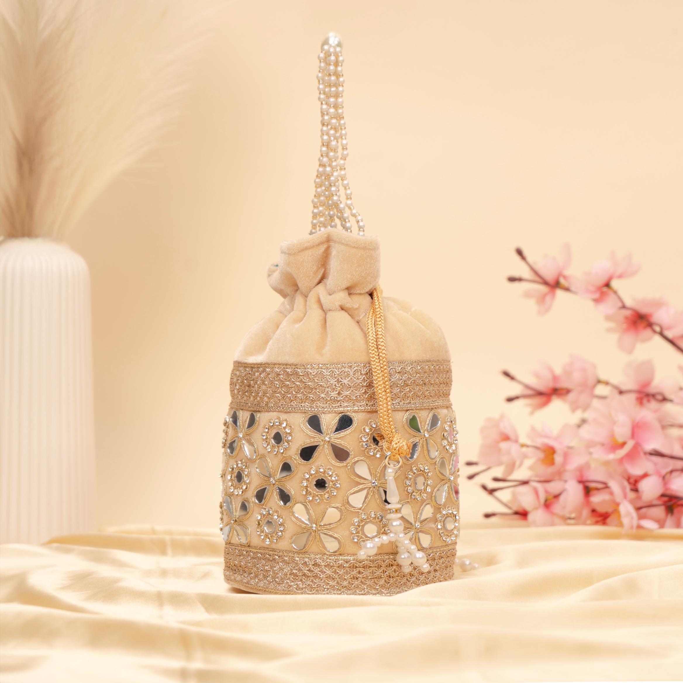 Royal Velvet Shimmer Potli
