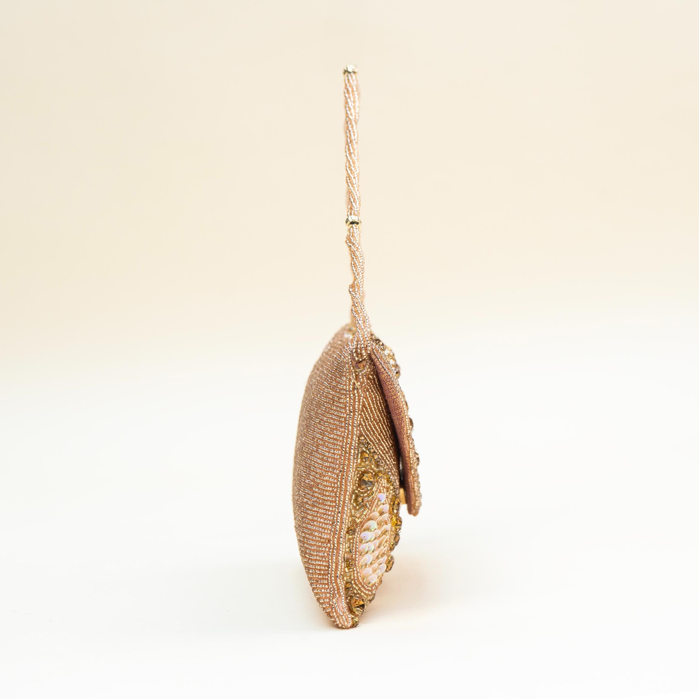 Golden Droplet Clutch