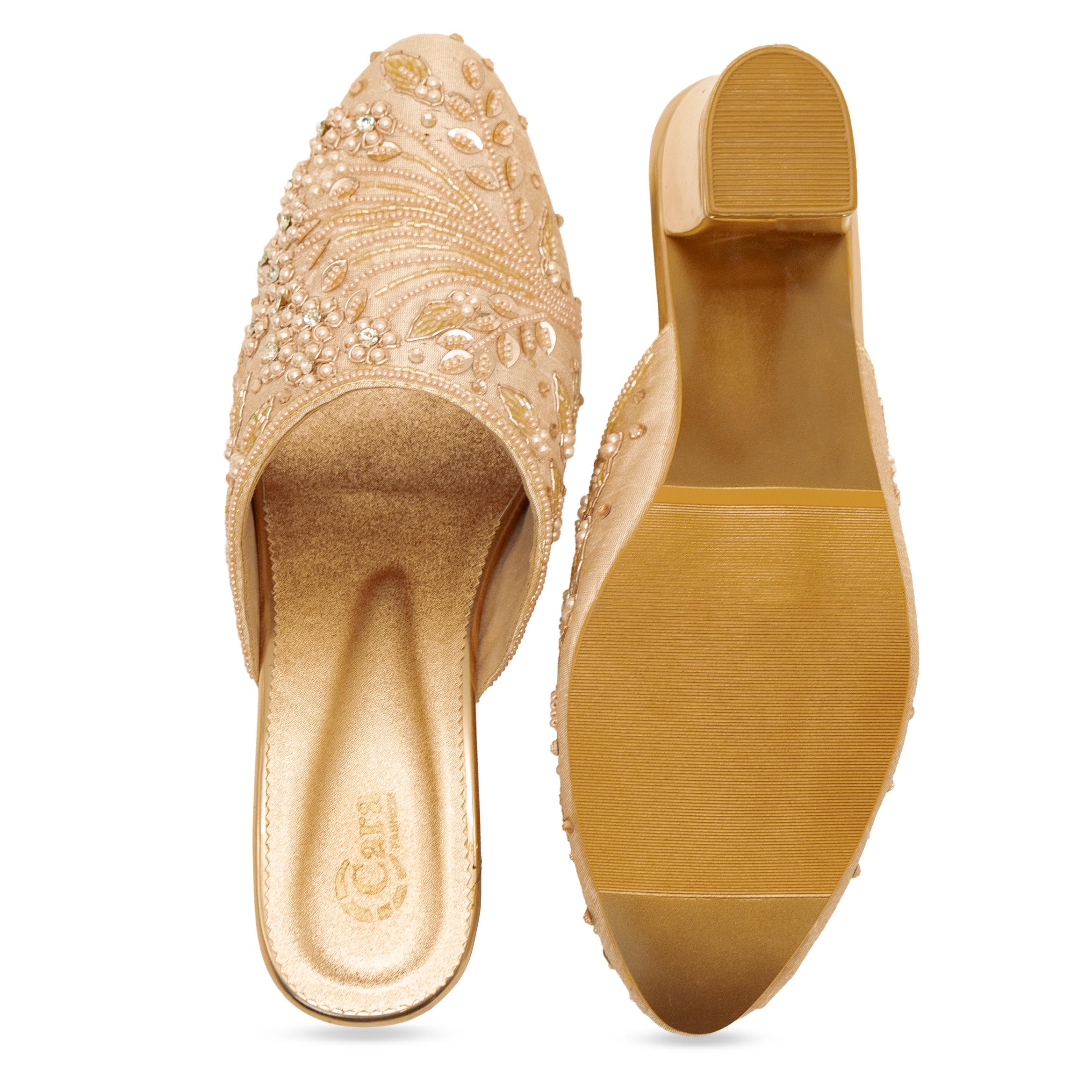 Beaded Ray Mules