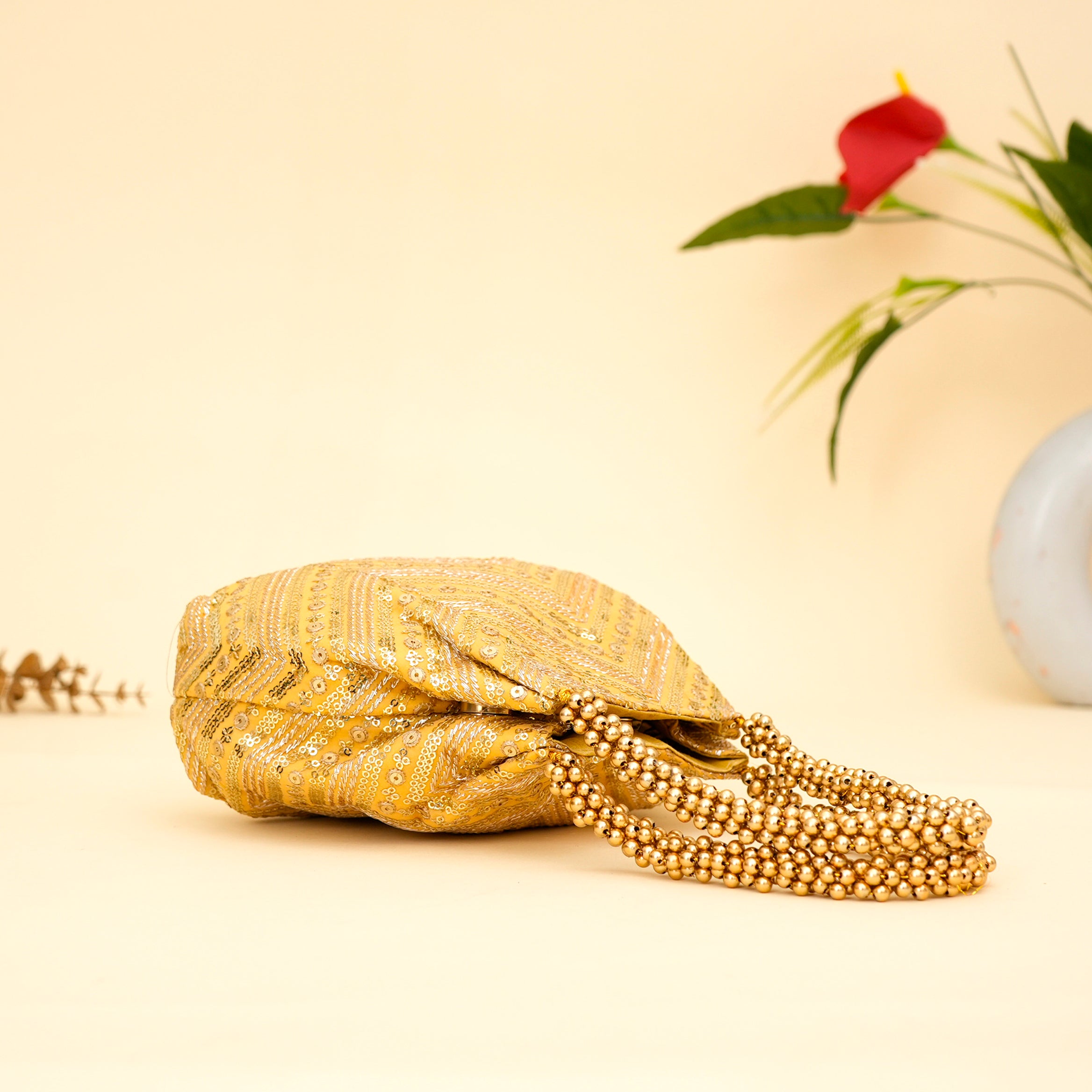 Ornate Bloom Potli