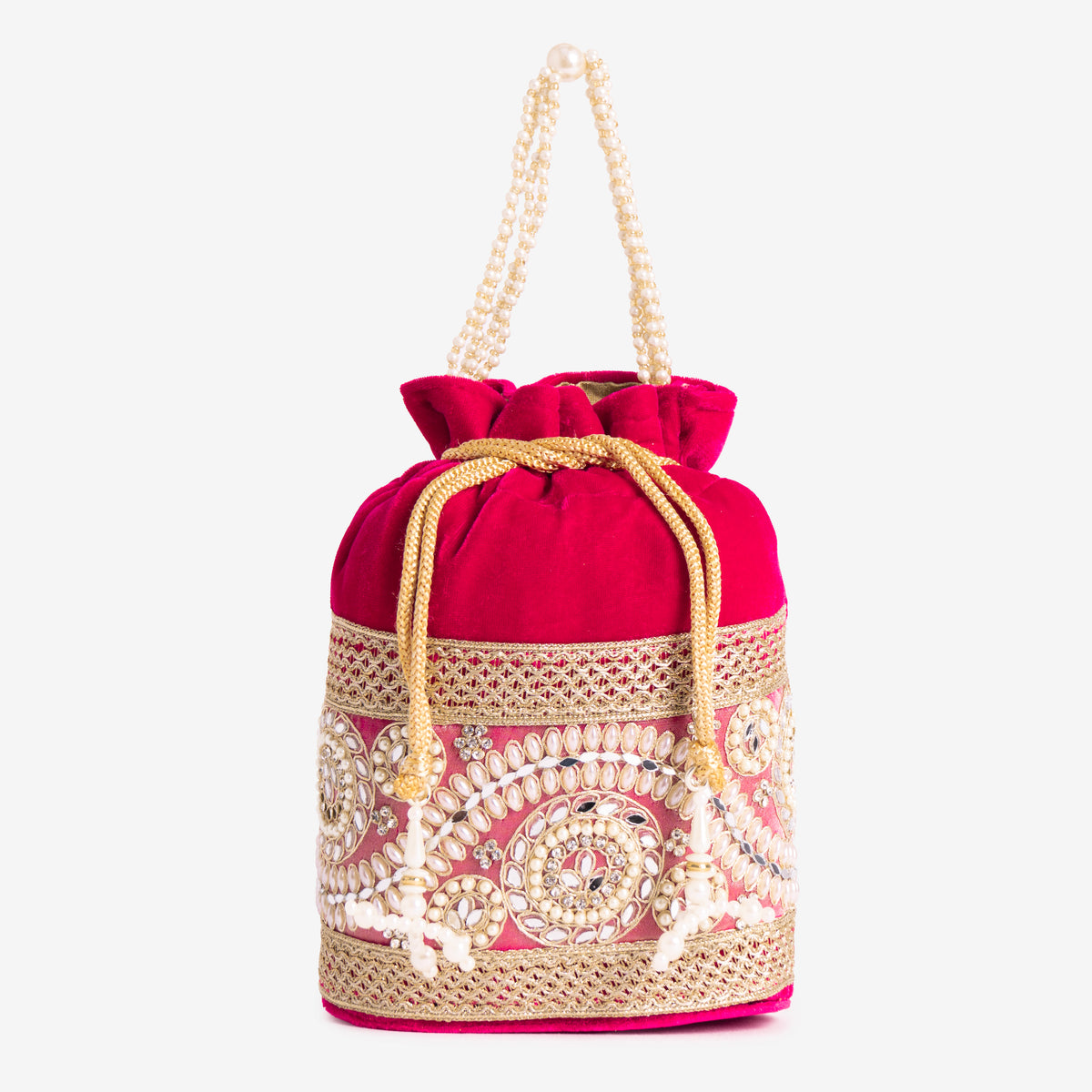 Golden Knot Potli