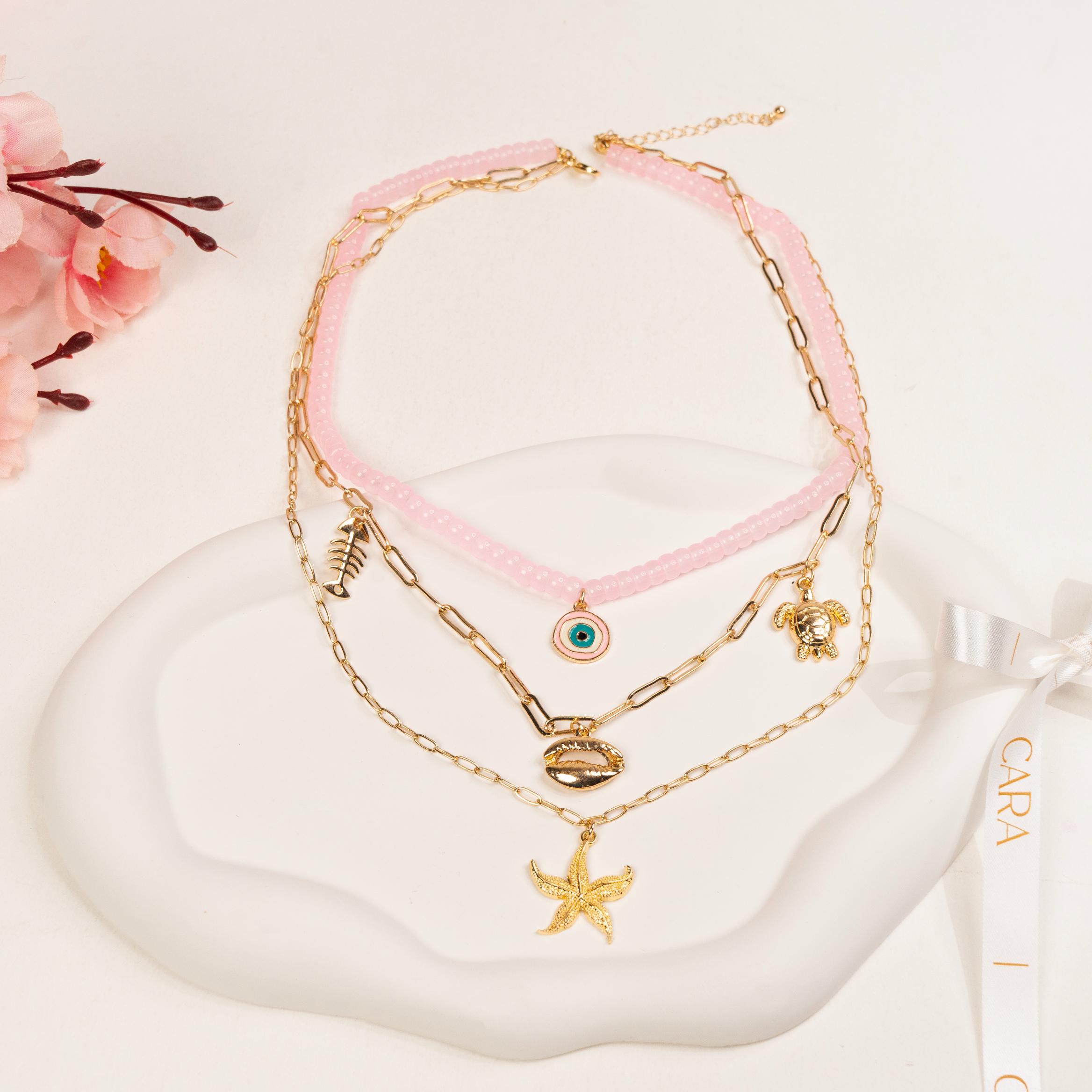 Lustre Bead Necklace