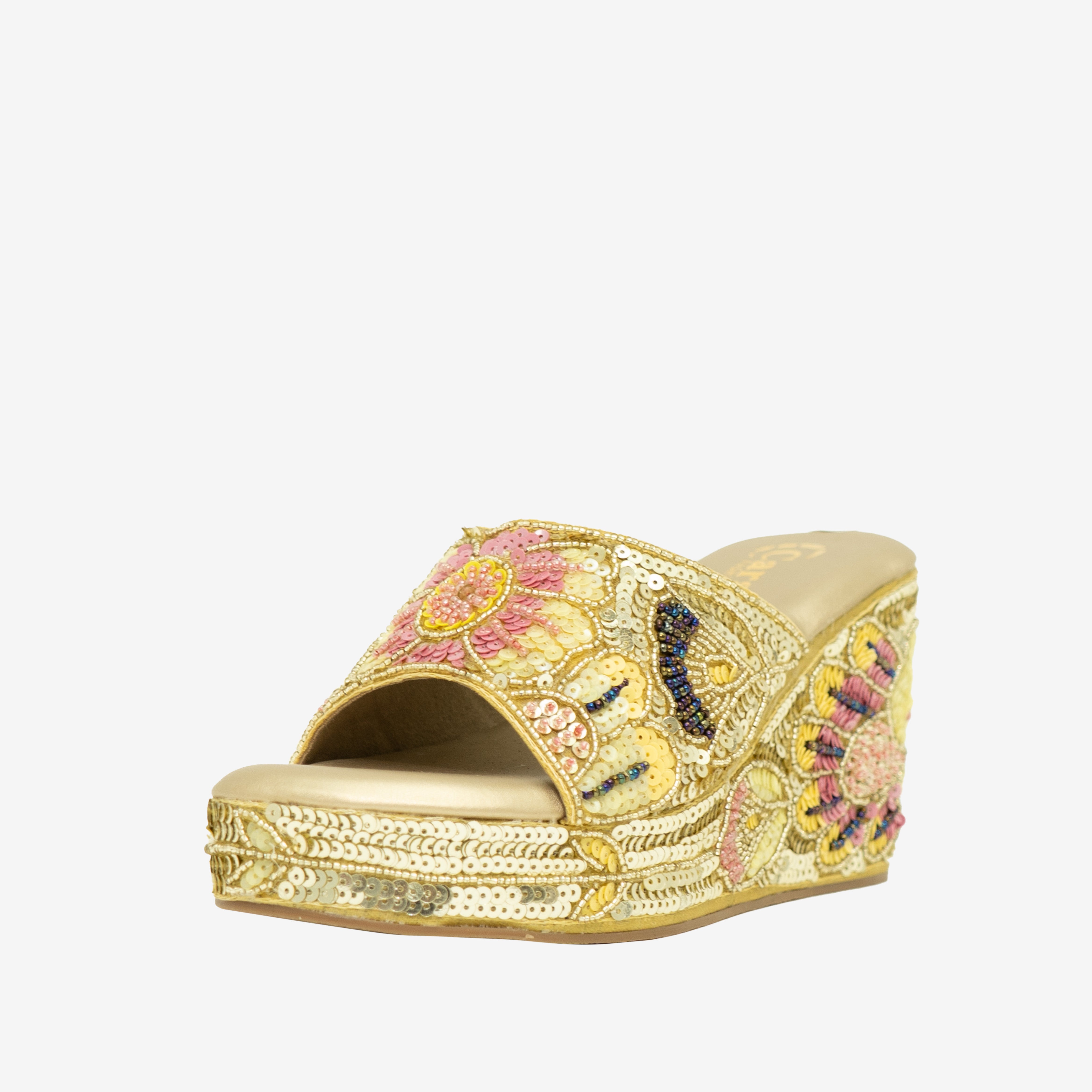 Gloden Blooming Elegance Wedge I Cara