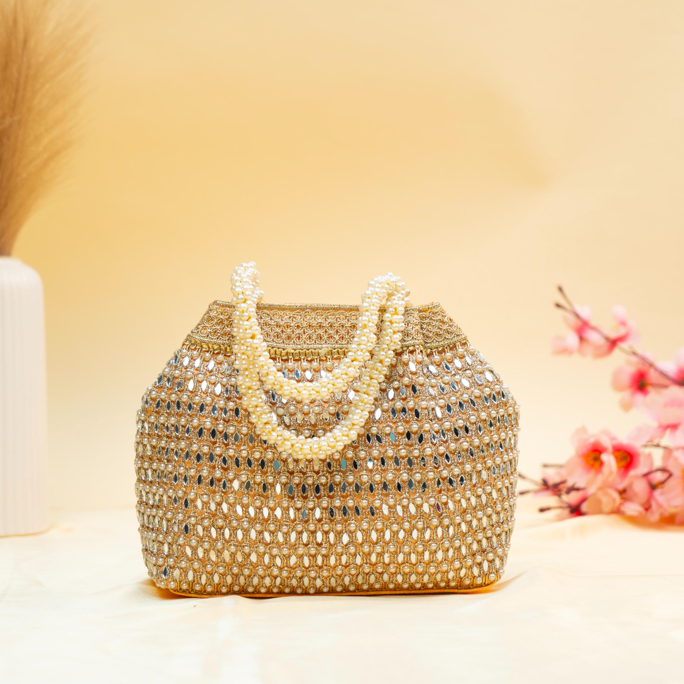Dazzle Crystal Bead Potli