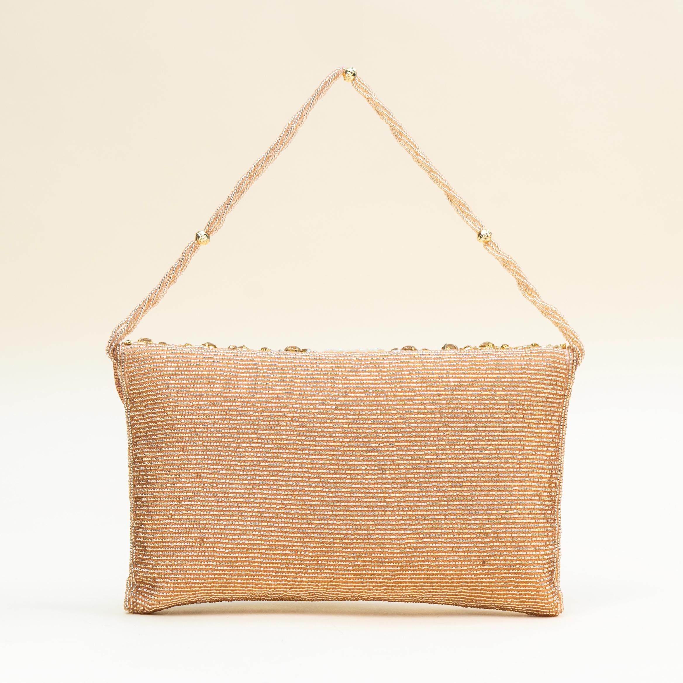 Golden Droplet Clutch
