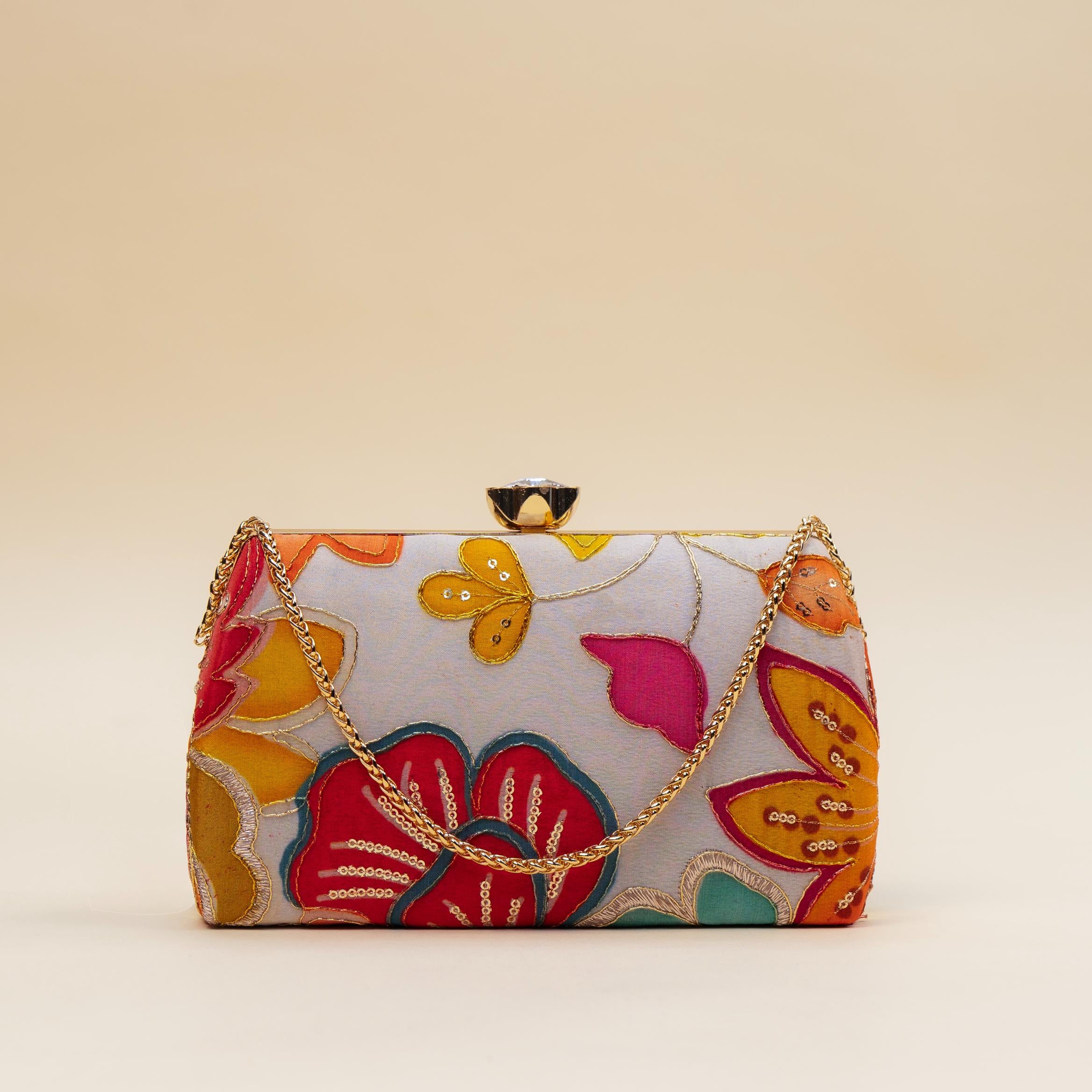 Sequin Thread Clutch