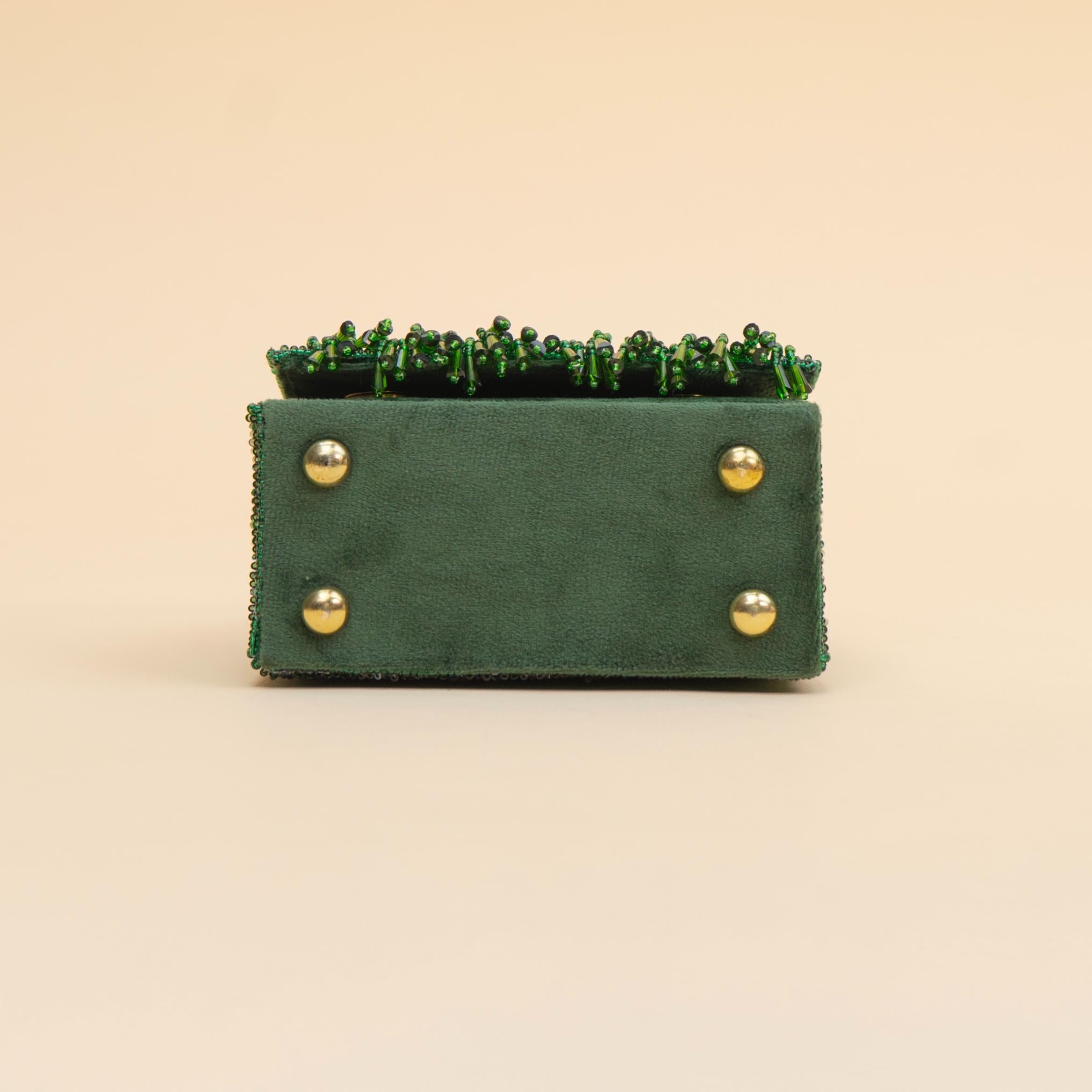 Glitz Fringe Clutch