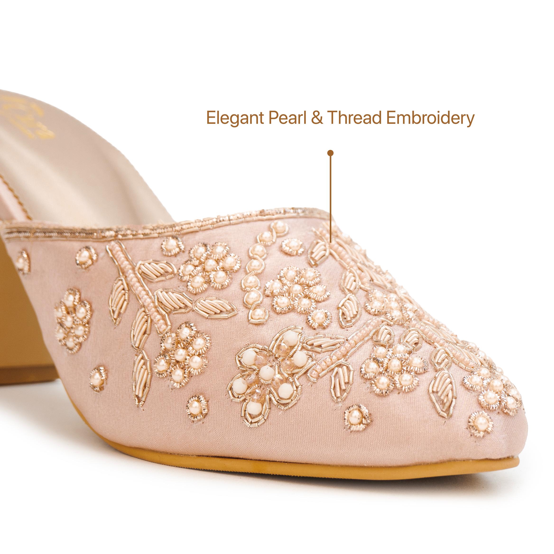 EaseFit Beaded Mules