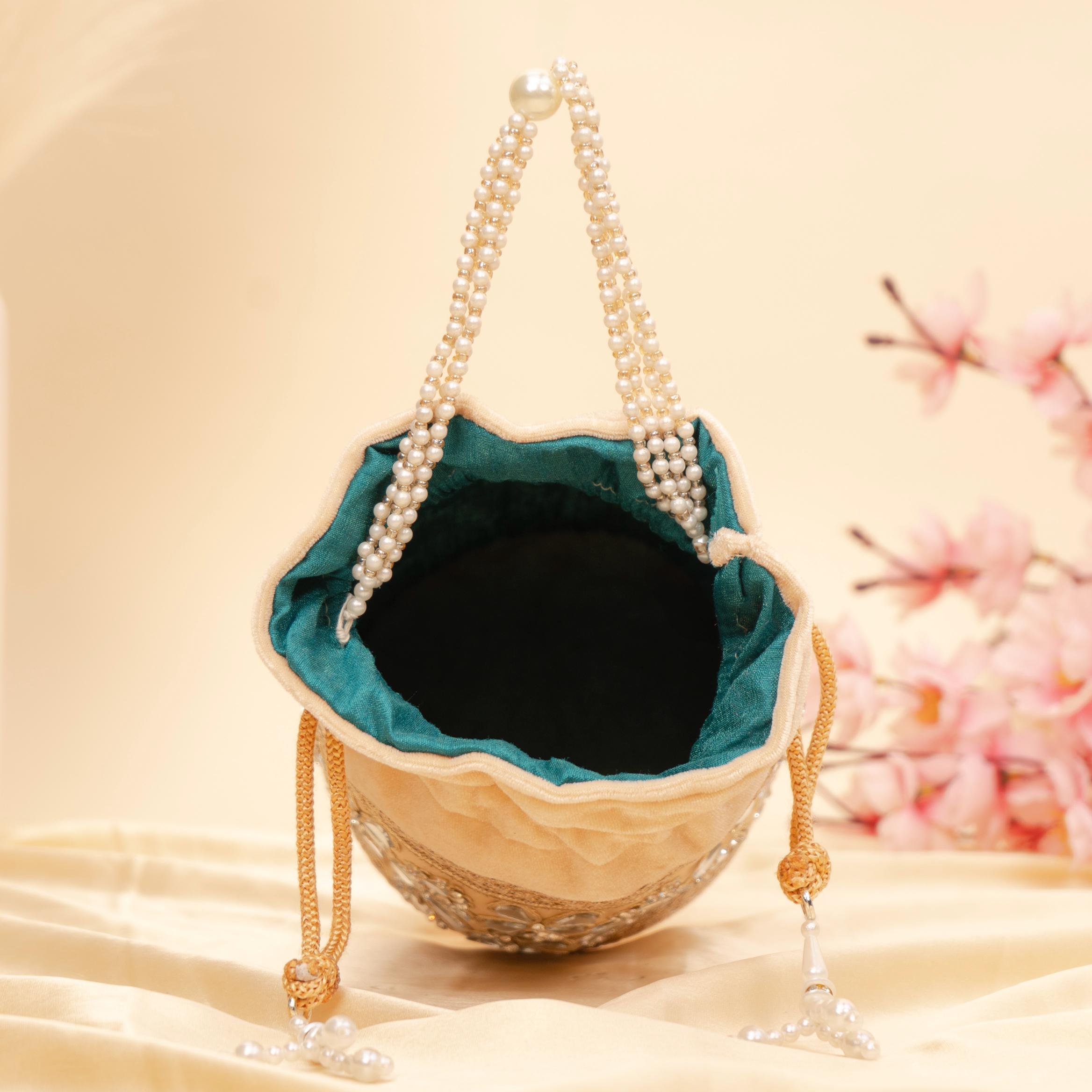 Royal Velvet Shimmer Potli