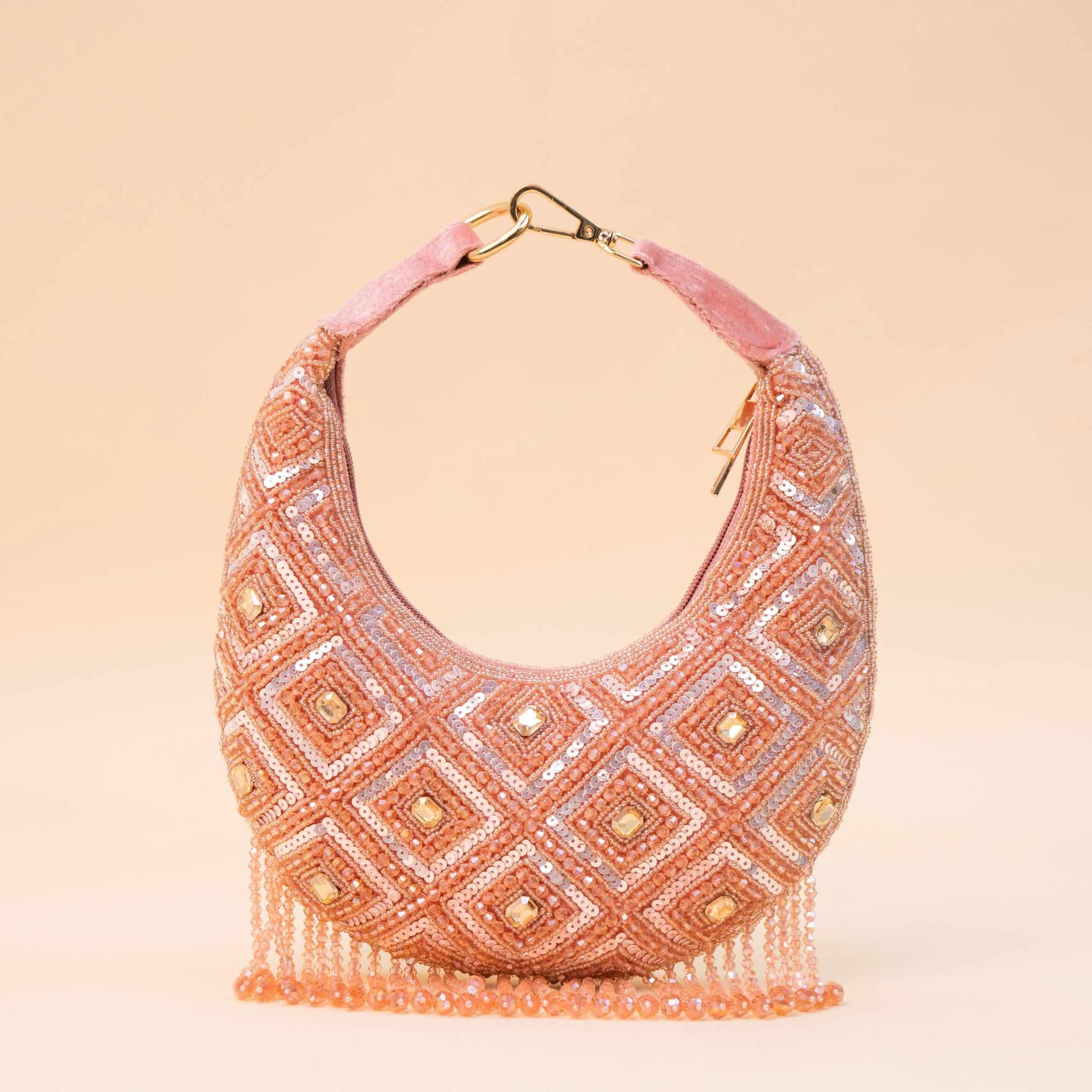 Ivory Pearl Shimmer Clutch