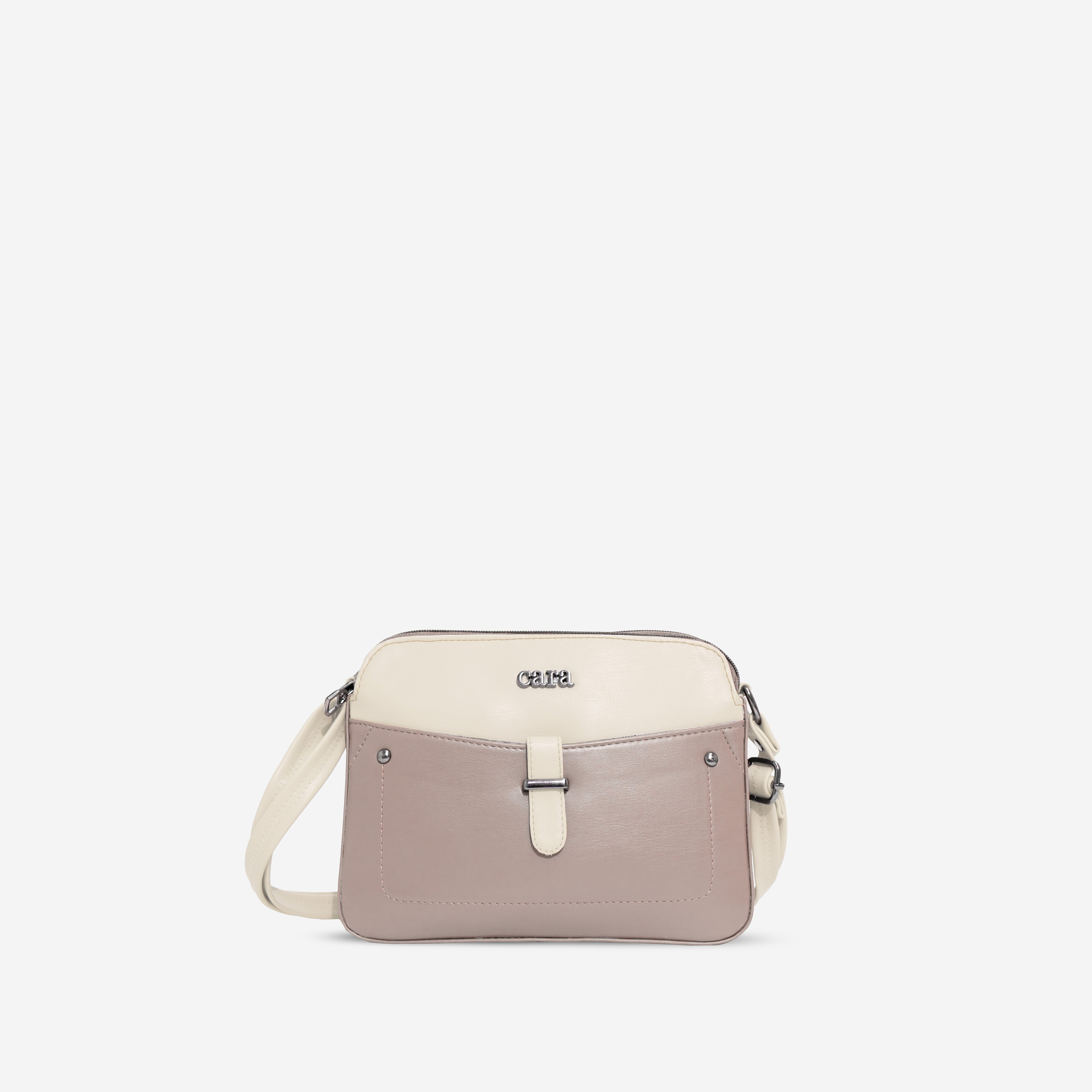 Beige Chic Crossbody Charm  I Cara