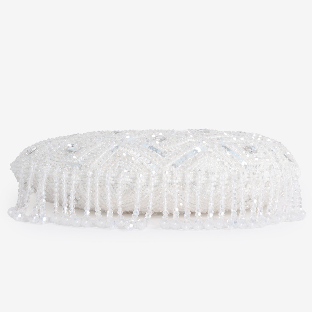 Ivory Pearl Shimmer Clutch