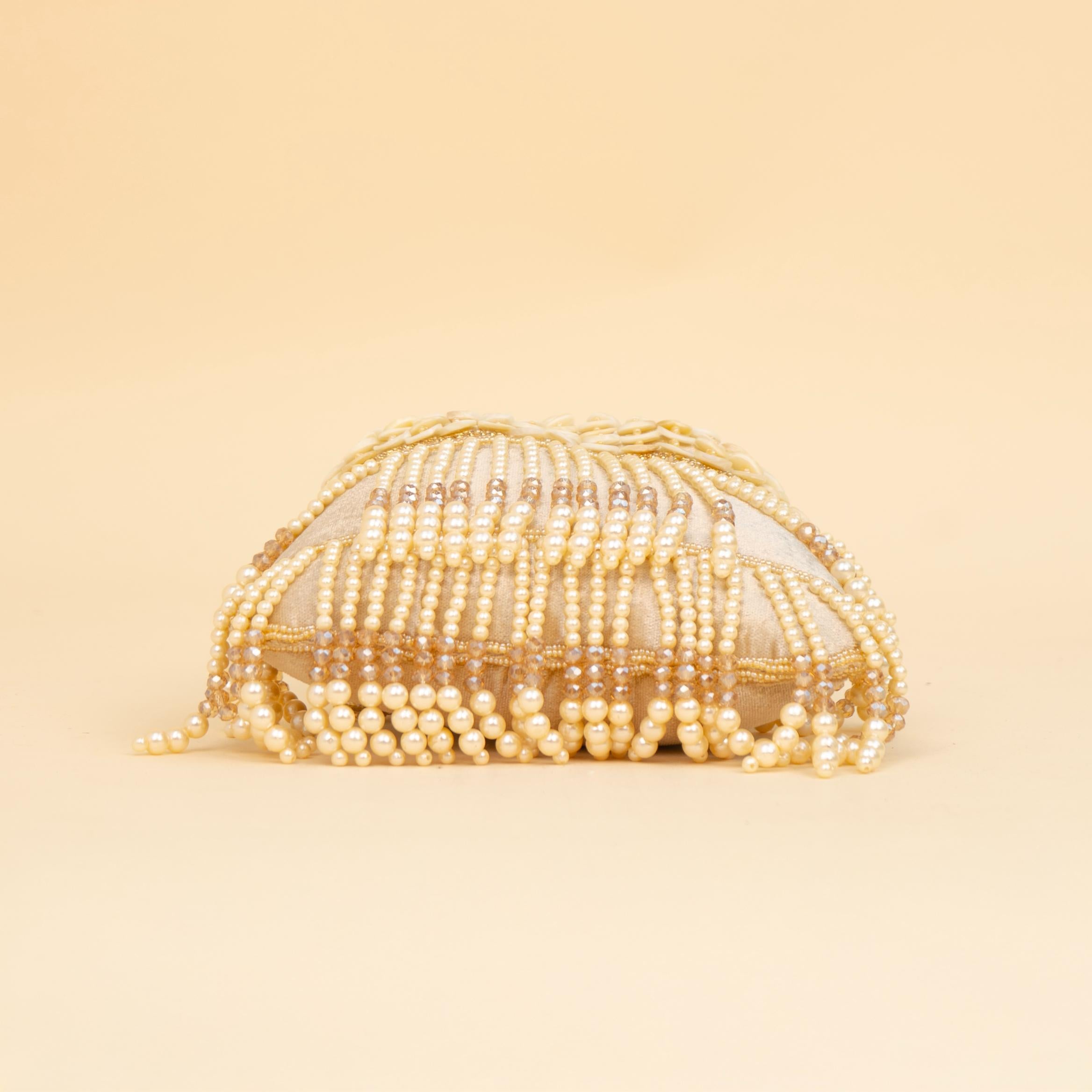 Royal Tassel Sequin Potli