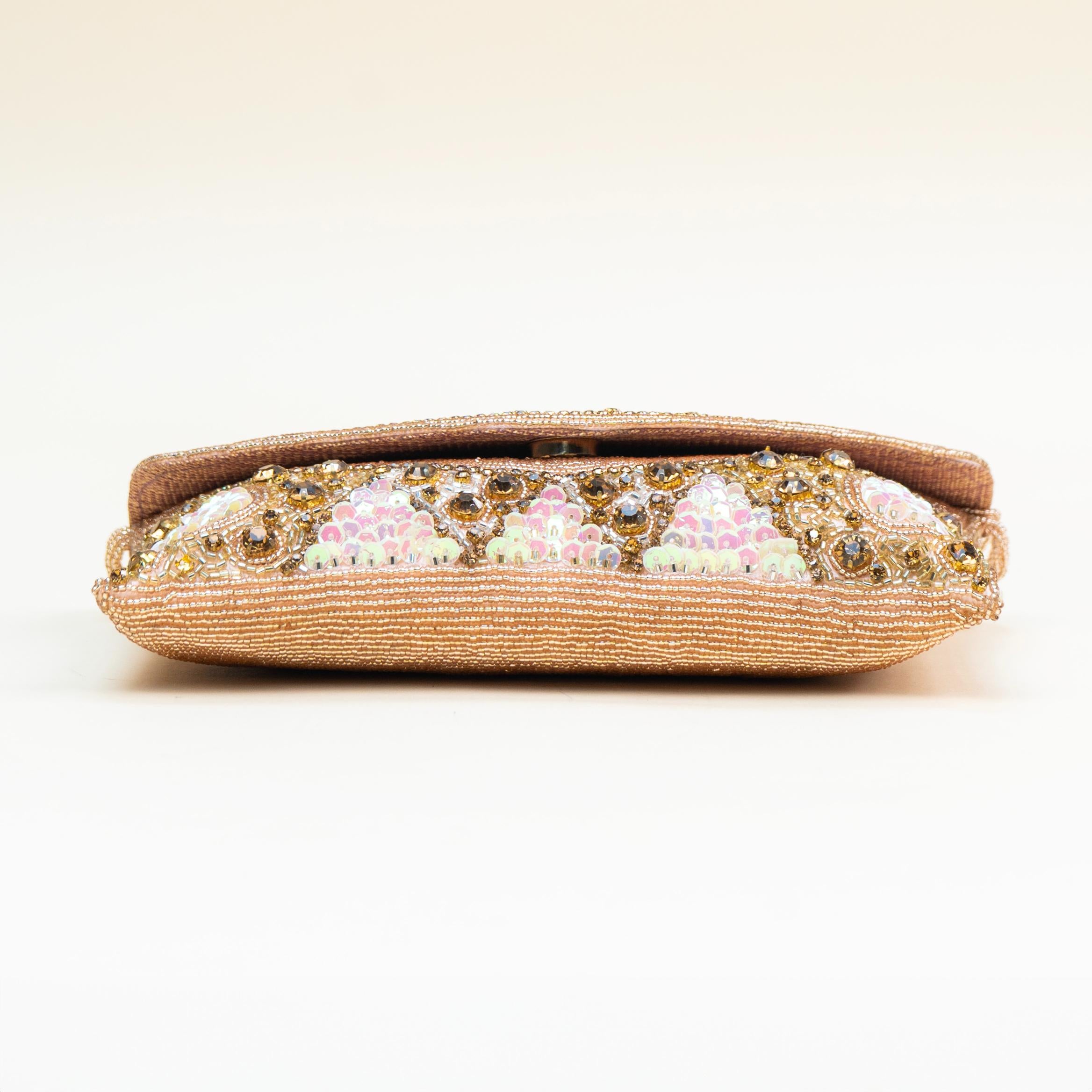 Golden Droplet Clutch