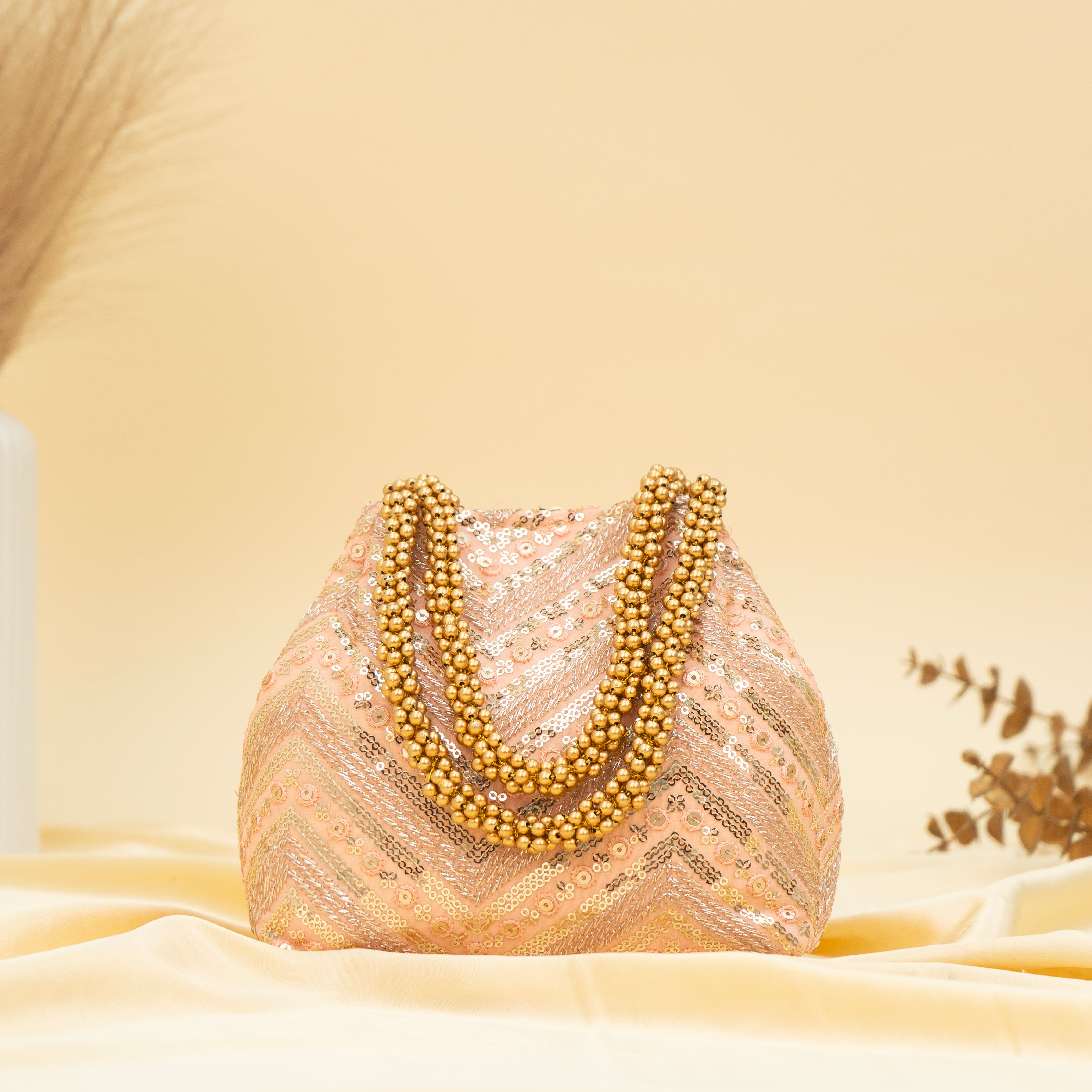 Ornate Bloom Potli