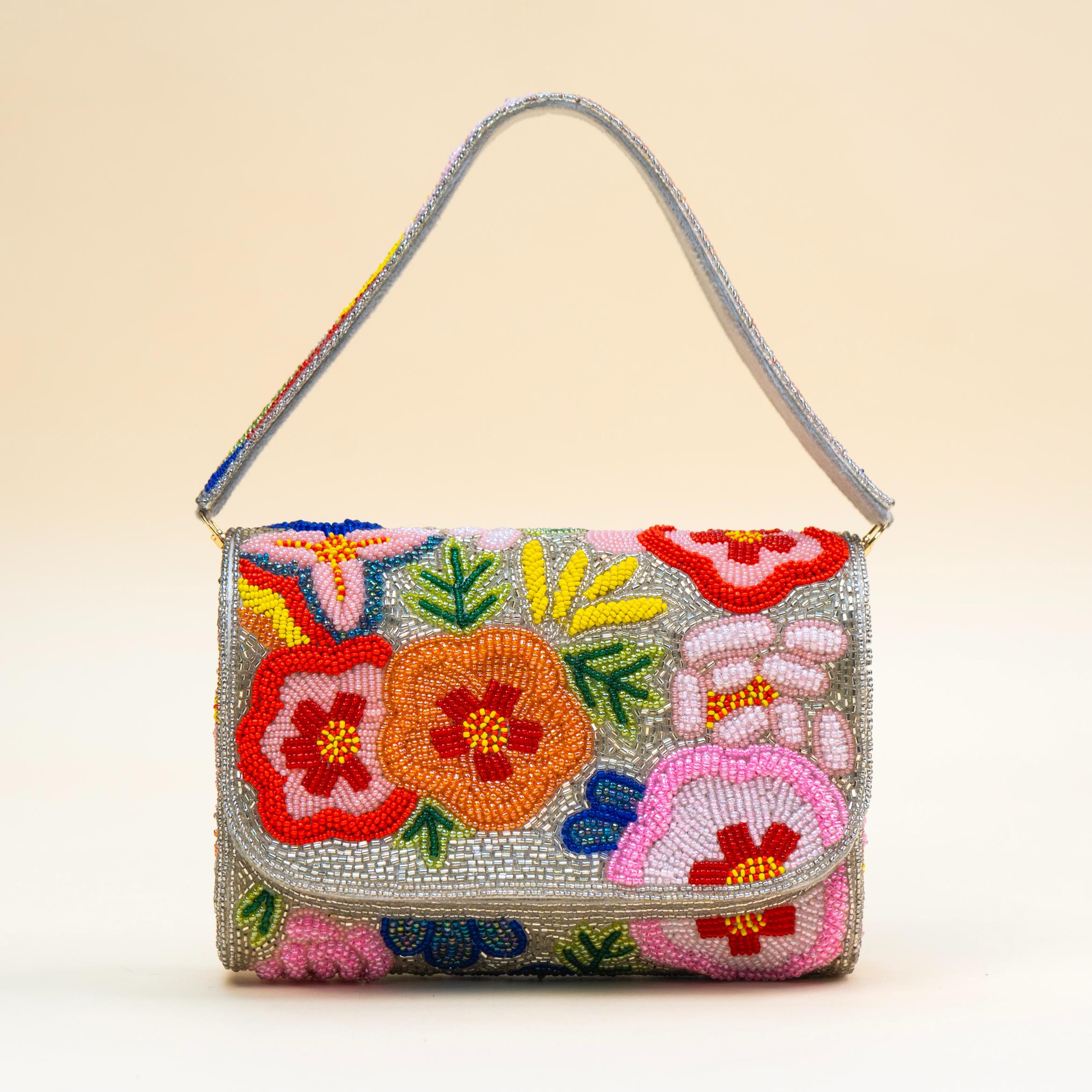 Black Blossom Mini Bag