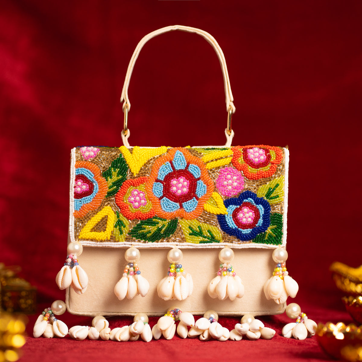 Blooming Shells Banjara Bag