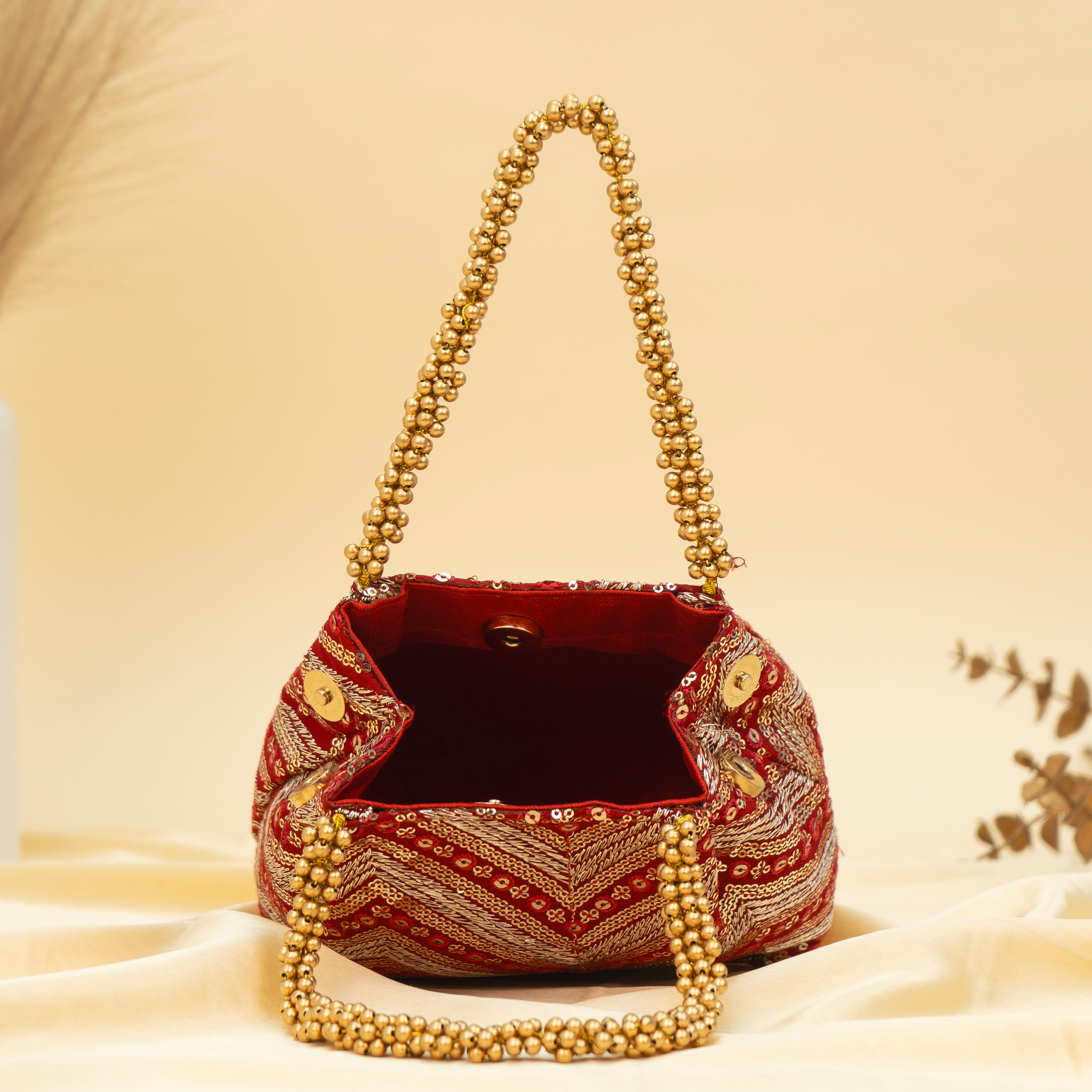 Ornate Bloom Potli