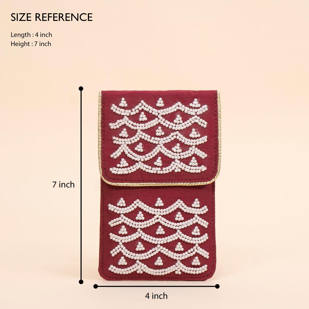 Pearl Crest Mobile Pouch
