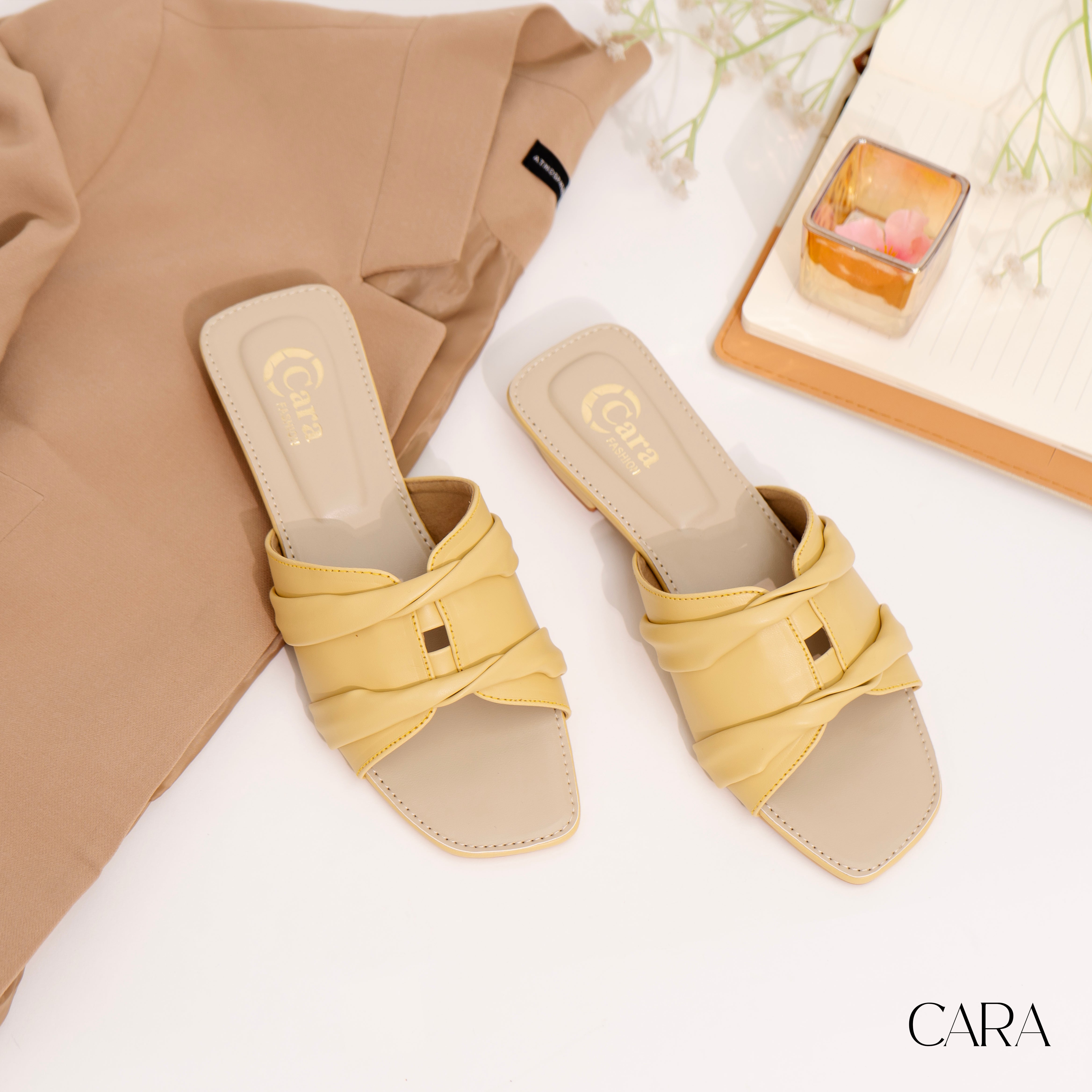 Cara's Yellow Gossip Footwear