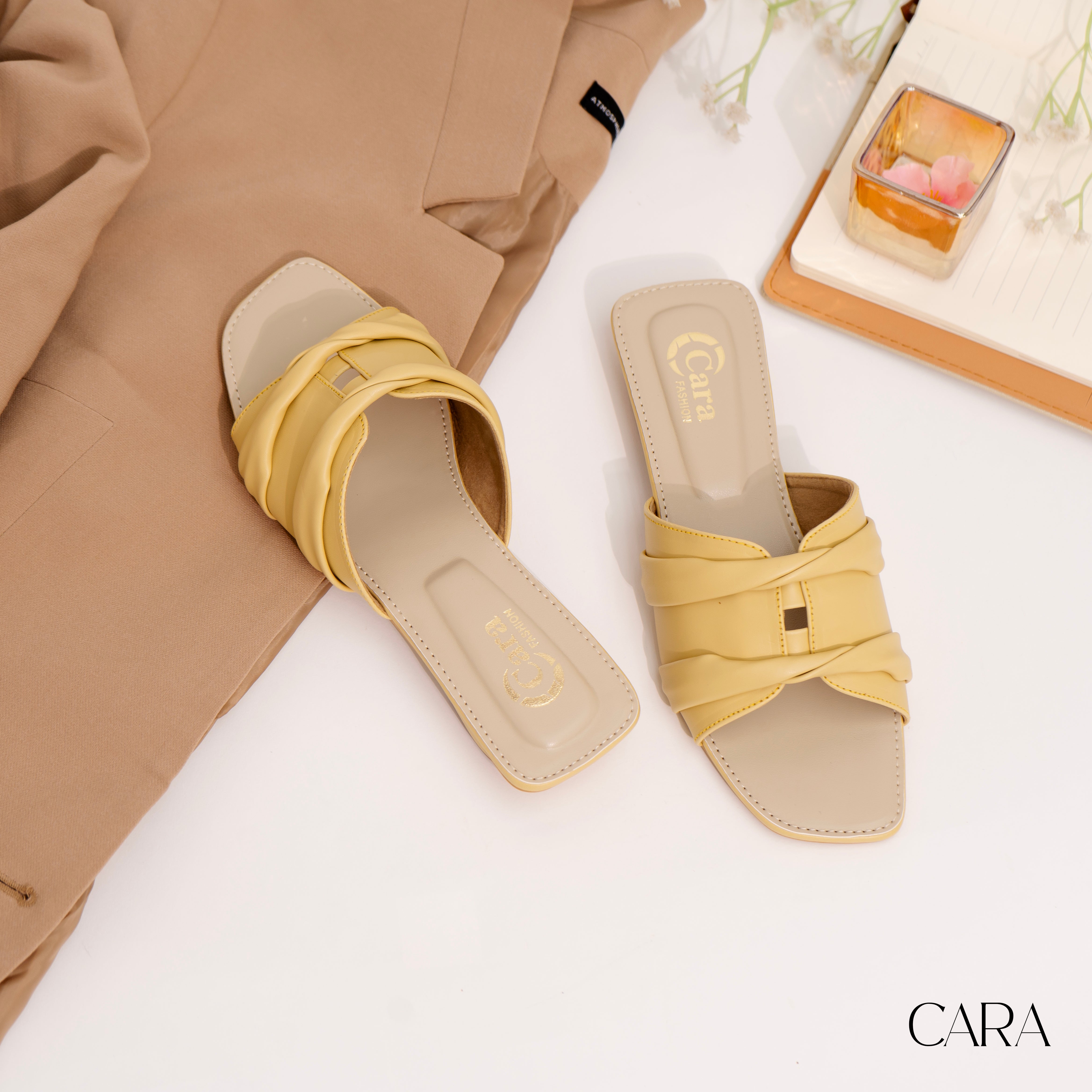 Cara's Yellow Gossip Footwear