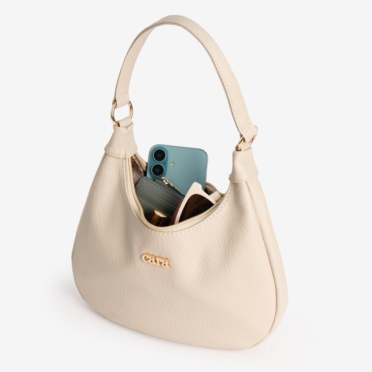 Classic Luxe Brown Hobo Bag
