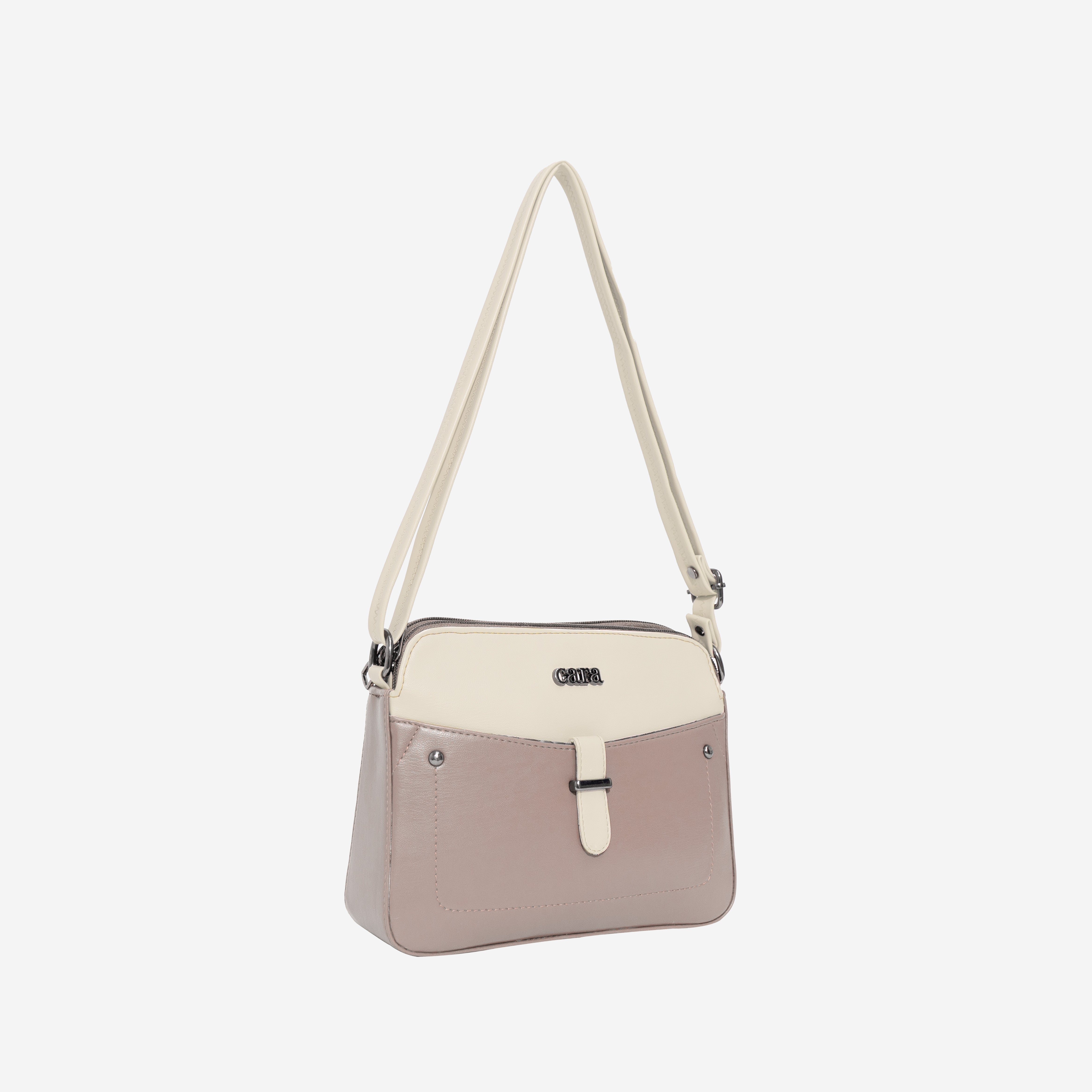 Beige Chic Crossbody Charm  I Cara