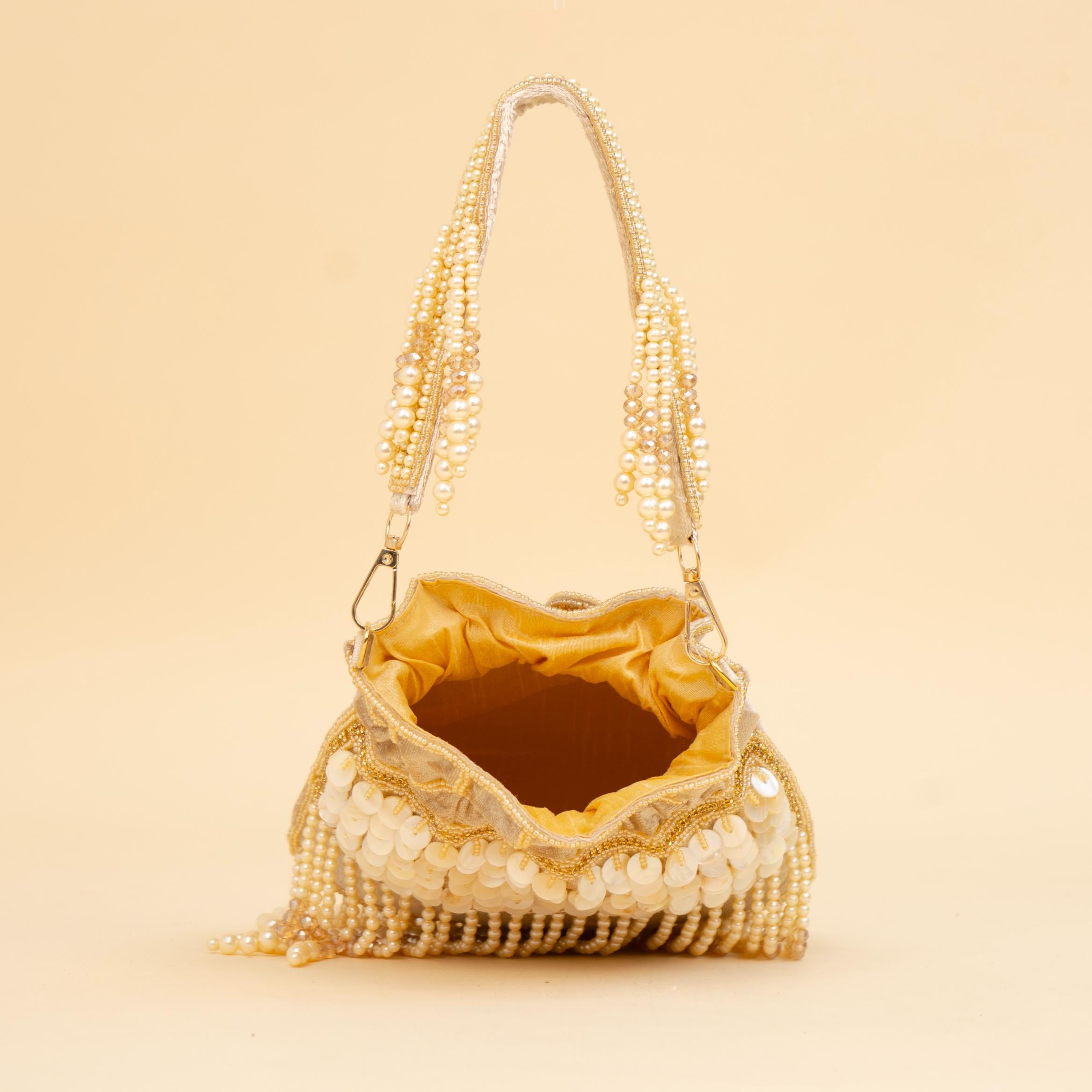 Royal Tassel Sequin Potli