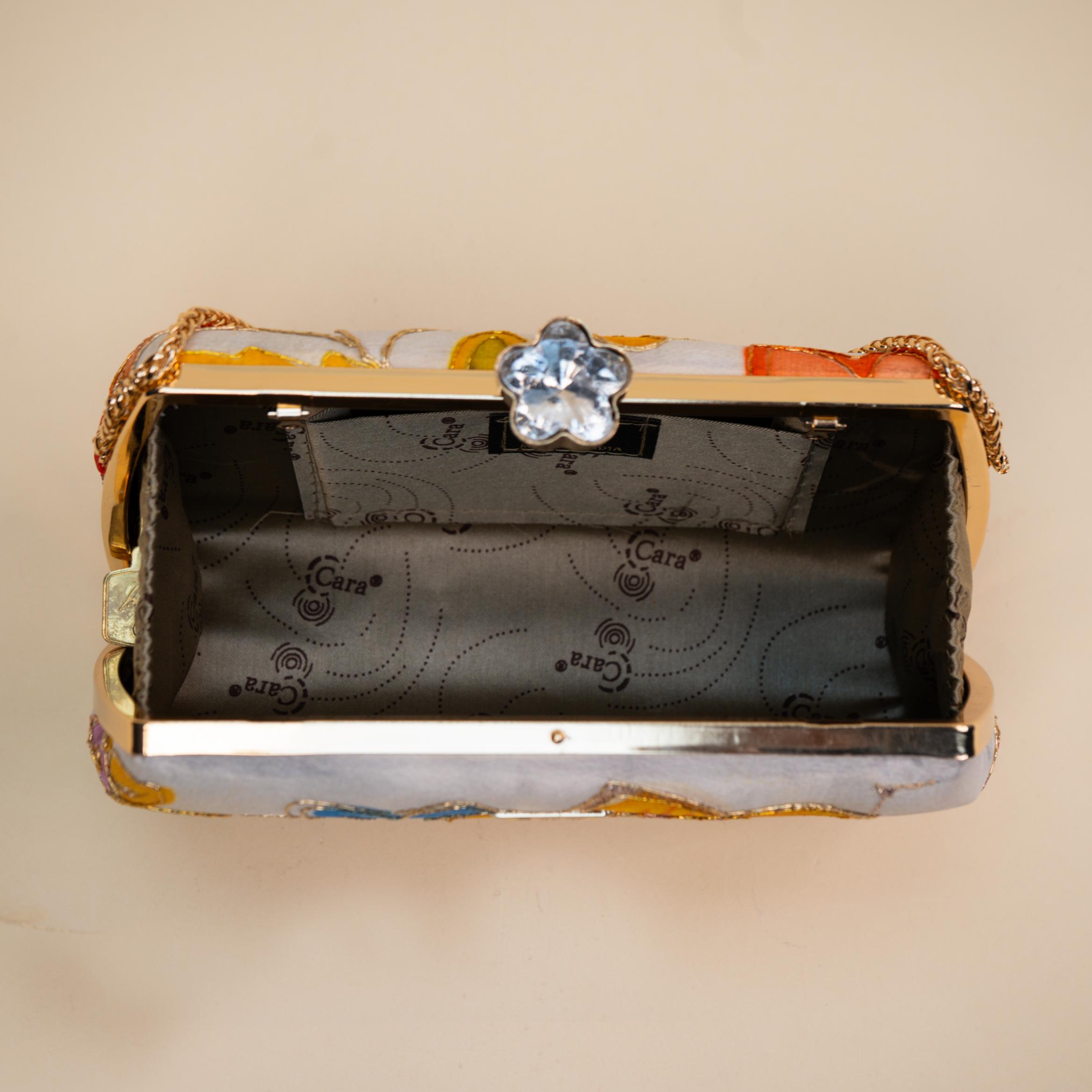 Sequin Thread Clutch