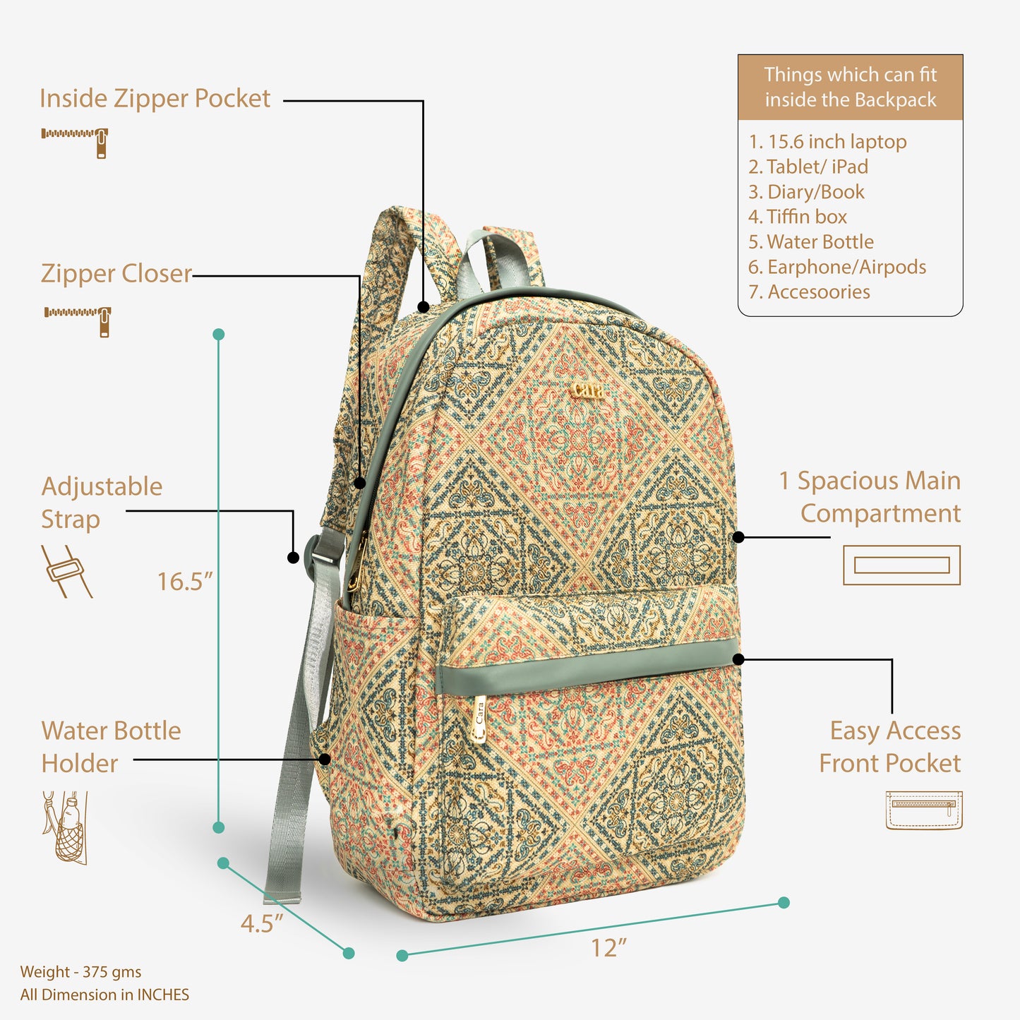 Cara Satrangi Backpack